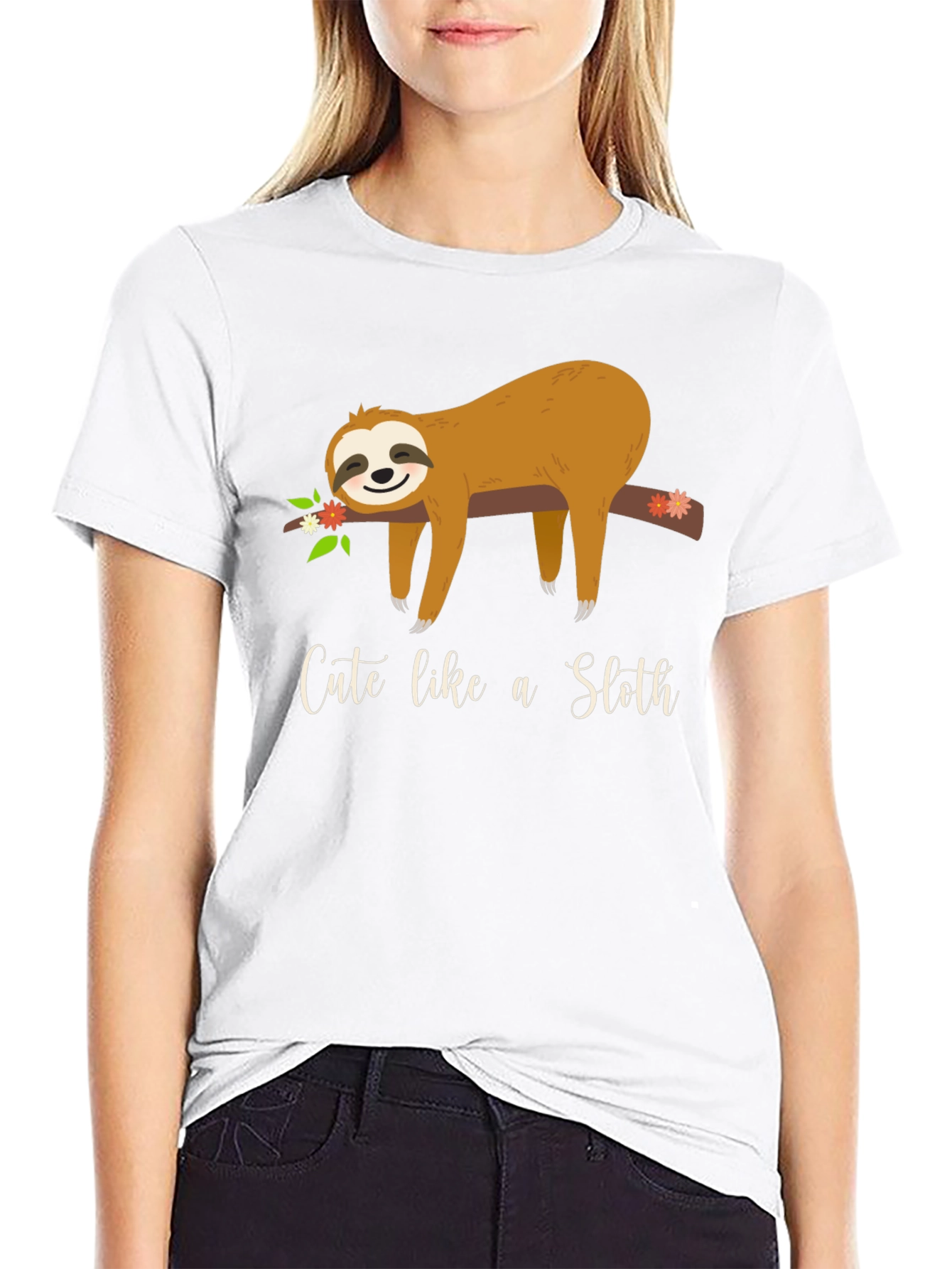 Cute Sloth Graphic Tee - Unisex Casual Shirt