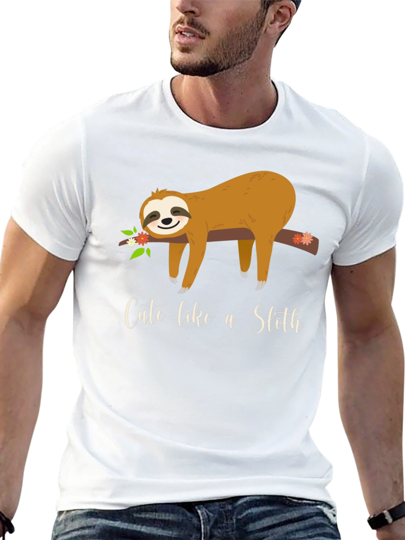 Cute Sloth Graphic Tee - Unisex Casual Shirt