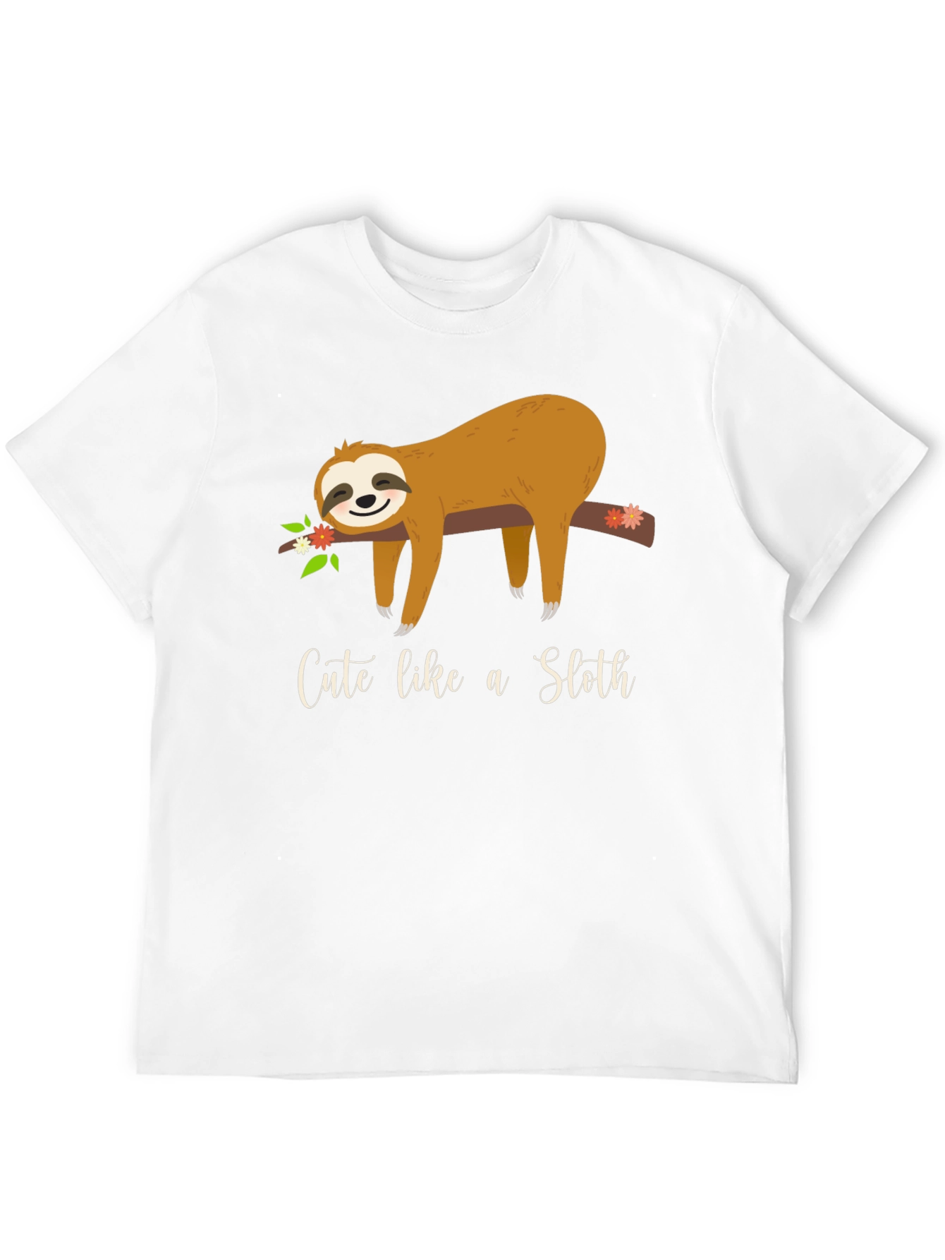 Cute Sloth Graphic Tee - Unisex Casual Shirt