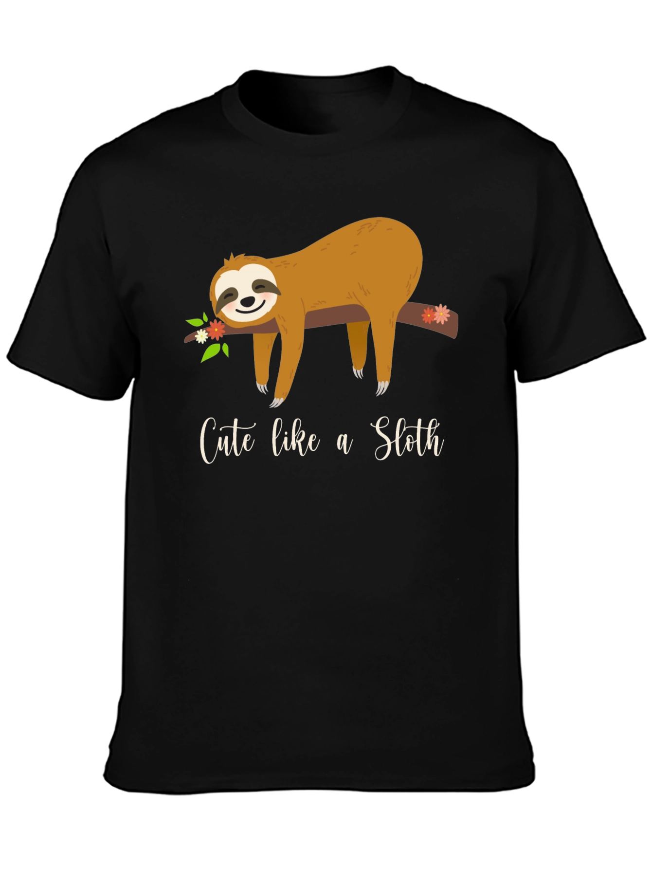 Cute Sloth Graphic Tee - Unisex Casual Shirt