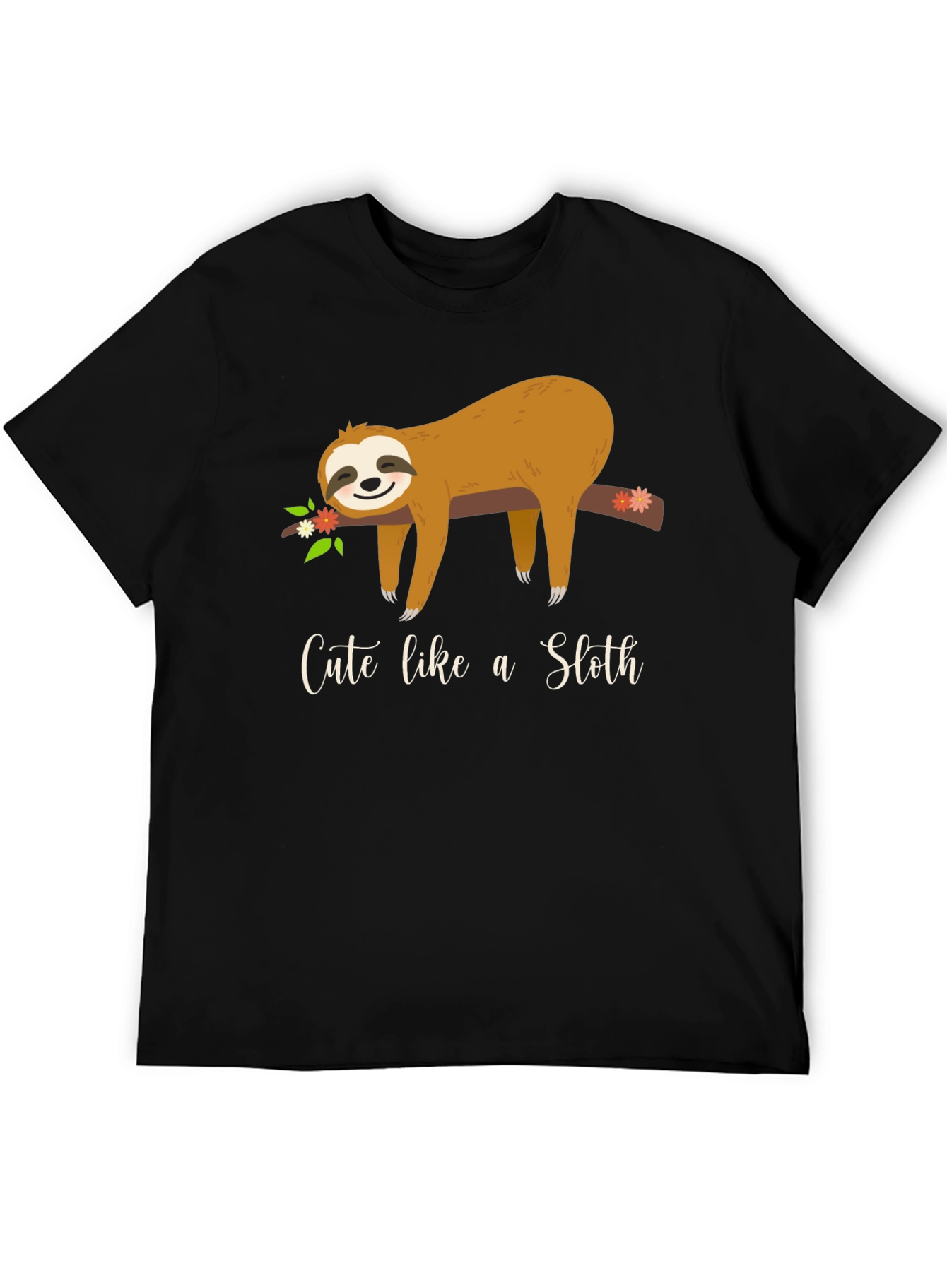 Cute Sloth Graphic Tee - Unisex Casual Shirt