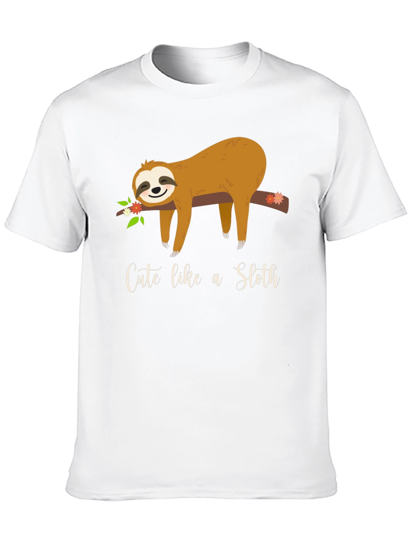 Cute Sloth Graphic Tee - Unisex Casual Shirt