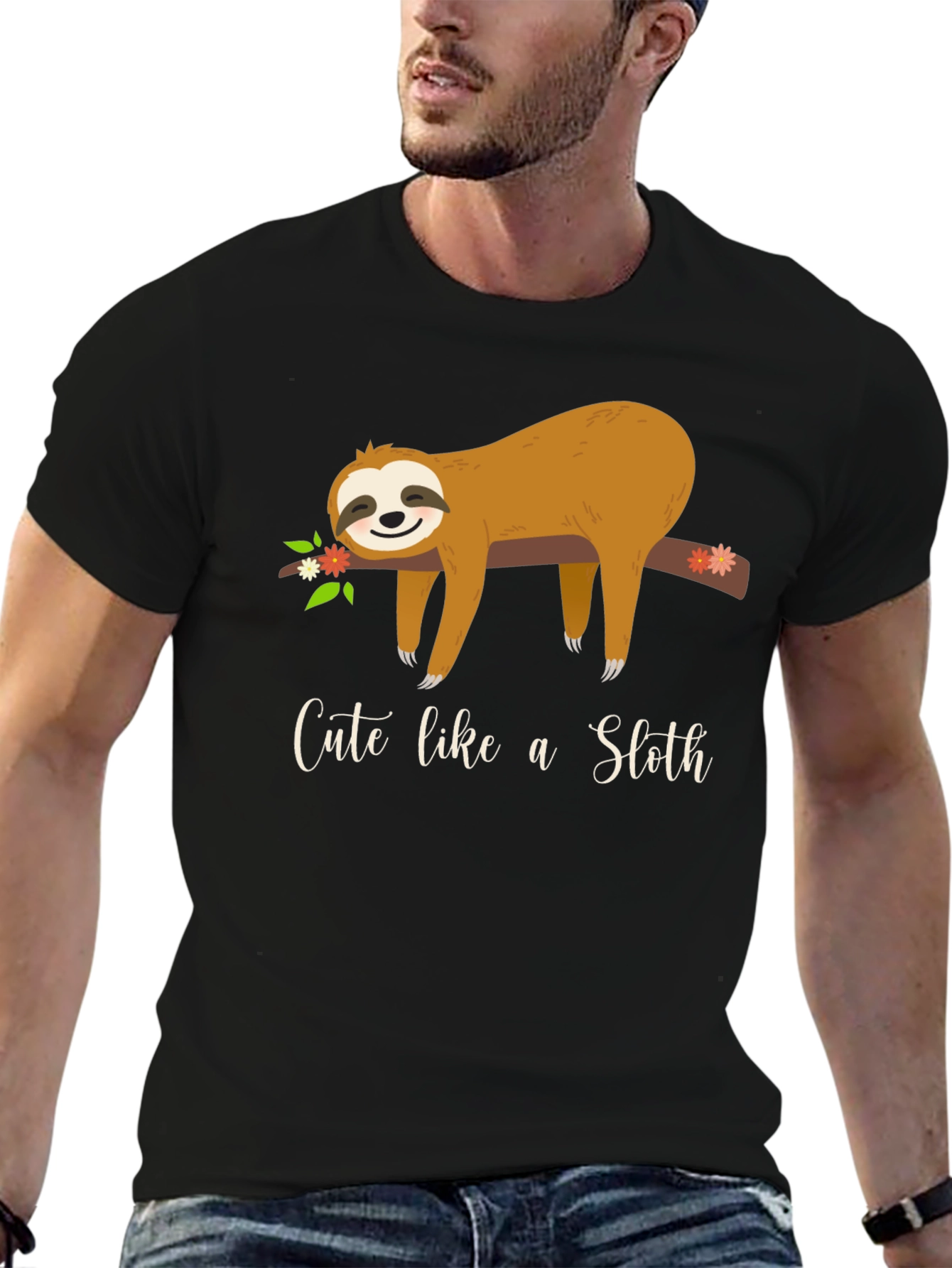 Cute Sloth Graphic Tee - Unisex Casual Shirt