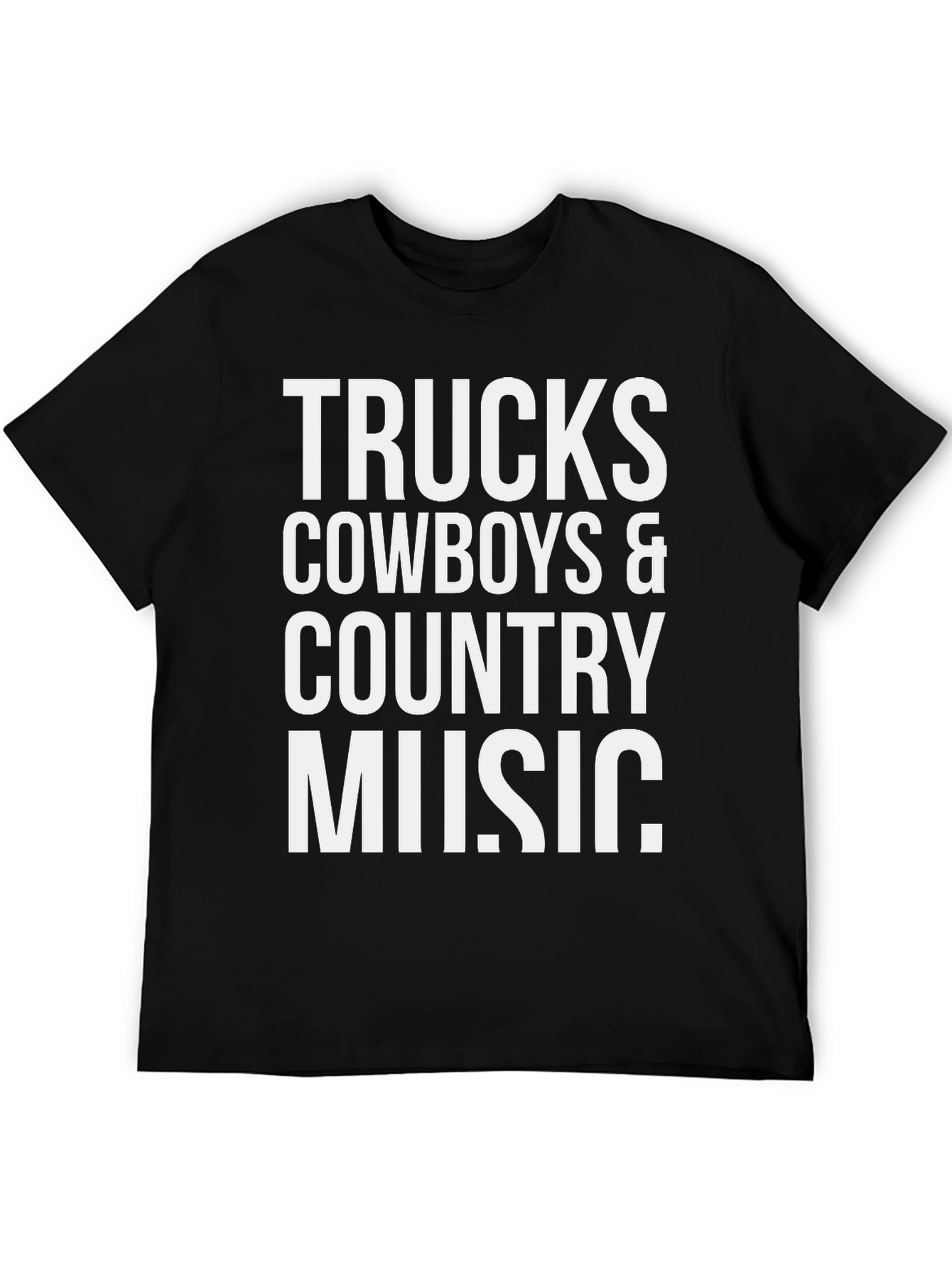 Trucks Cowboys & Country Music Graphic Tee