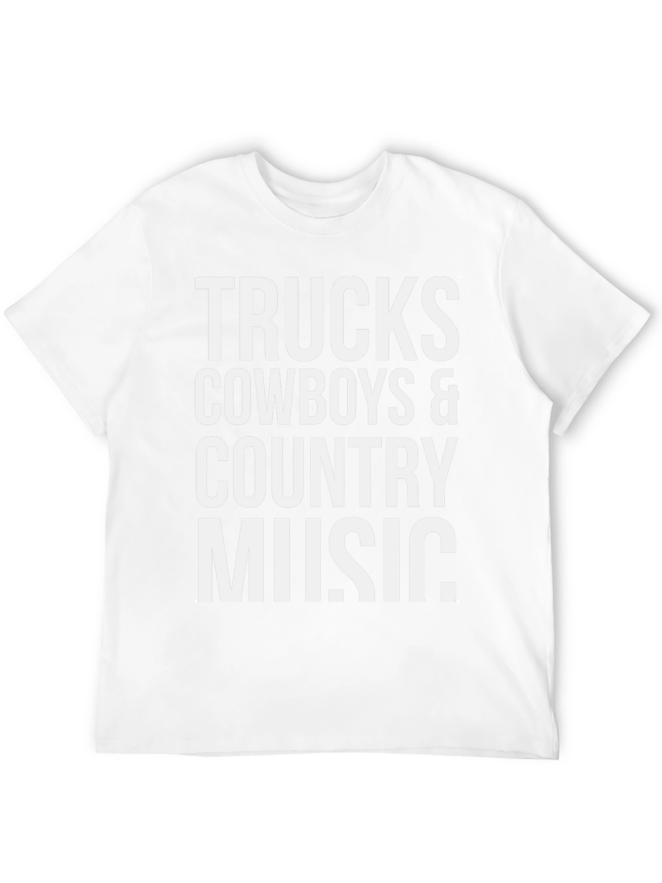 Trucks Cowboys & Country Music Graphic Tee
