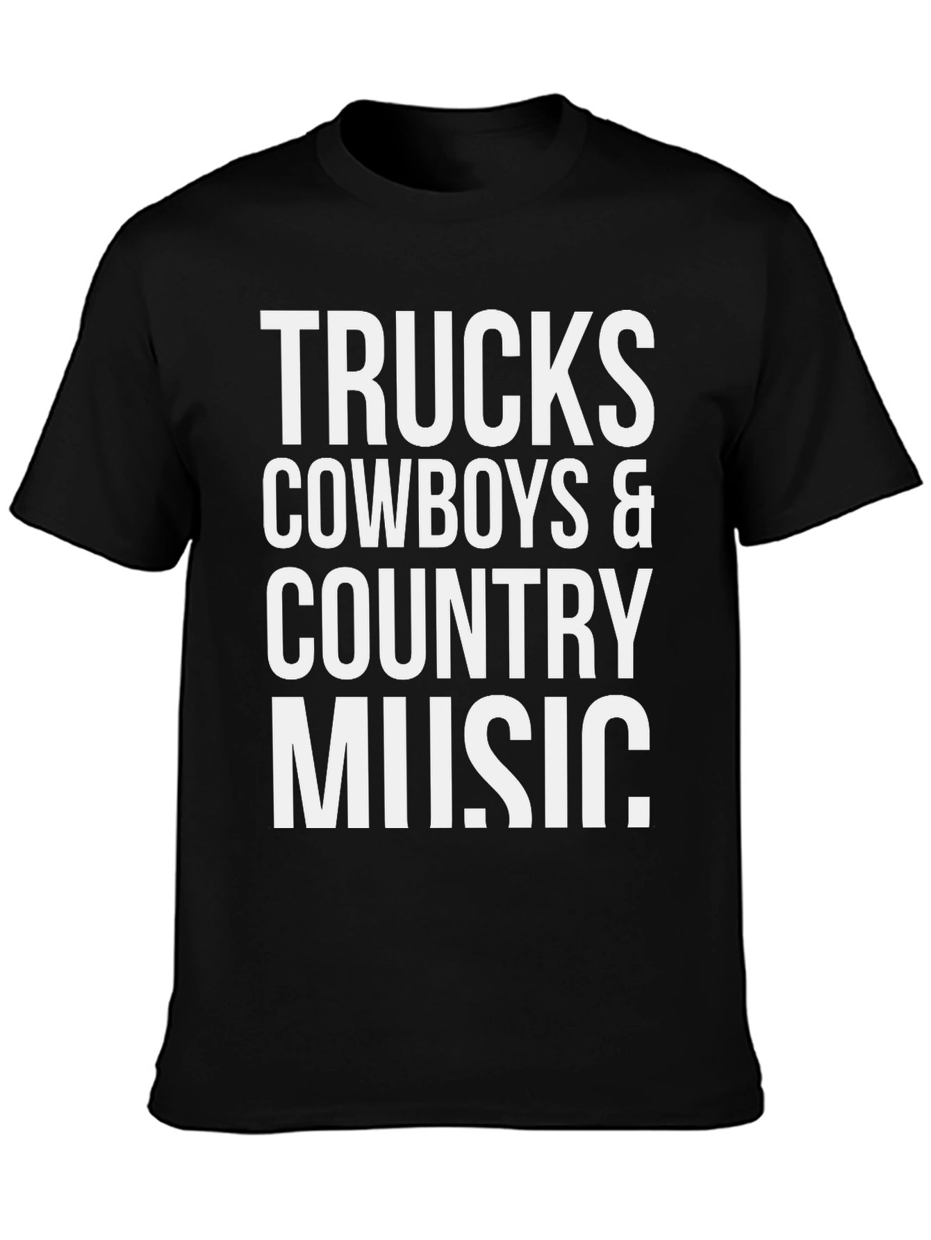 Trucks Cowboys & Country Music Graphic Tee