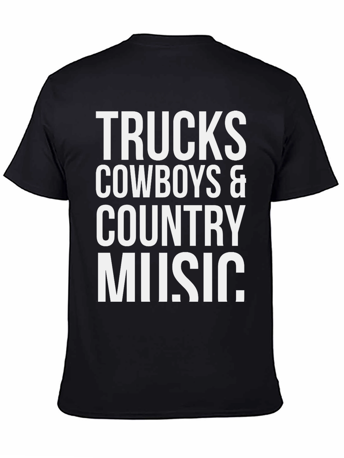 Trucks Cowboys & Country Music Graphic Tee