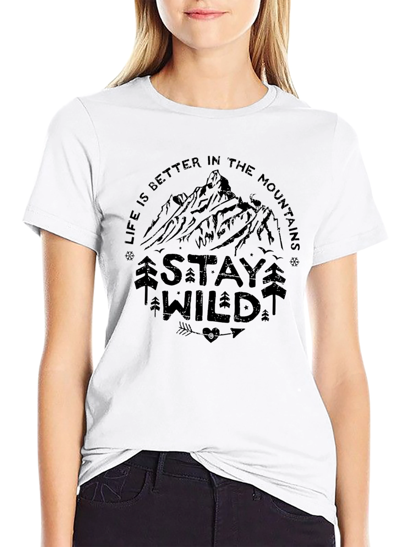Stay Wild Mountain Graphic Tee