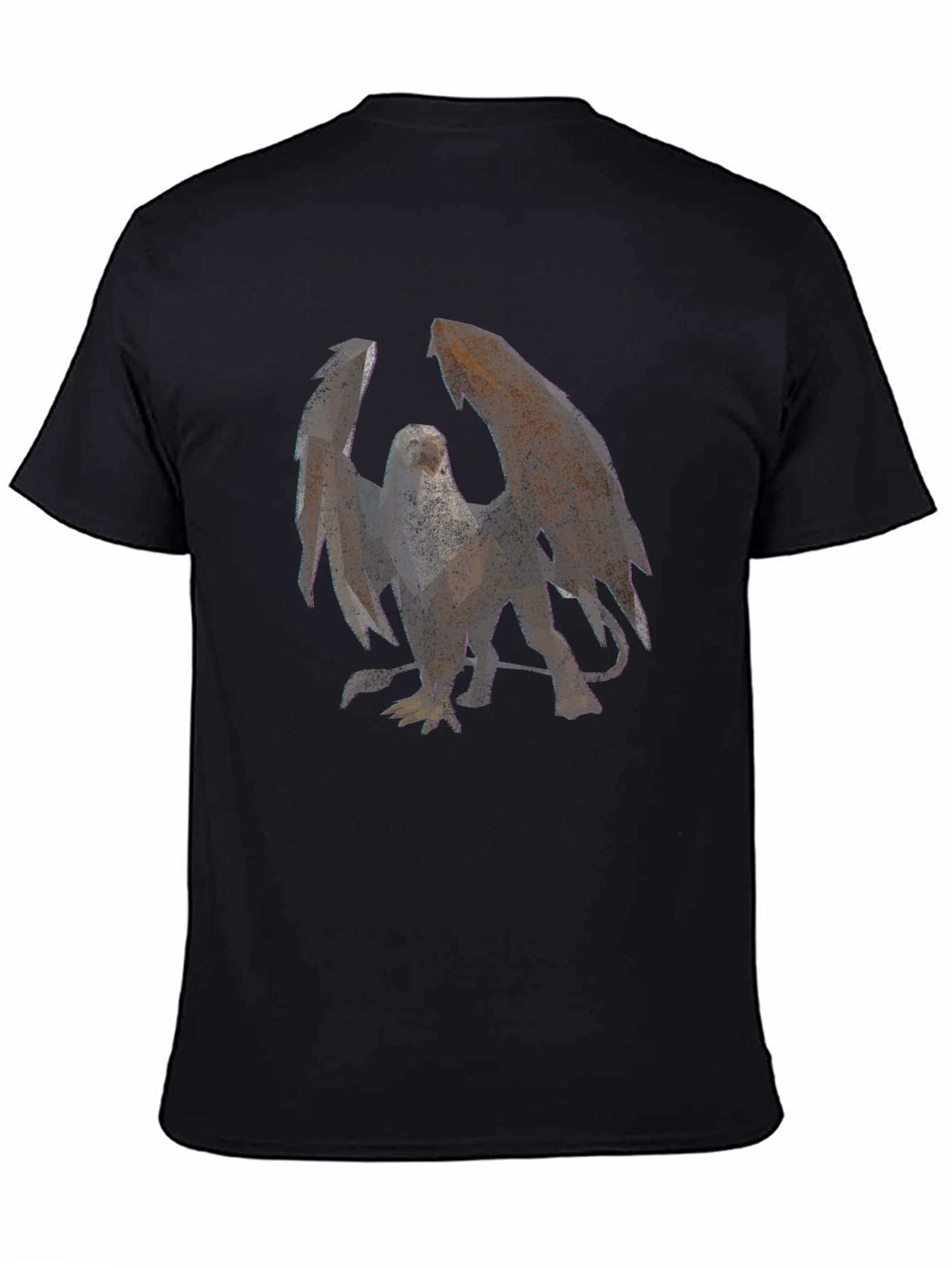Griffin Graphic Print T-Shirt - Black