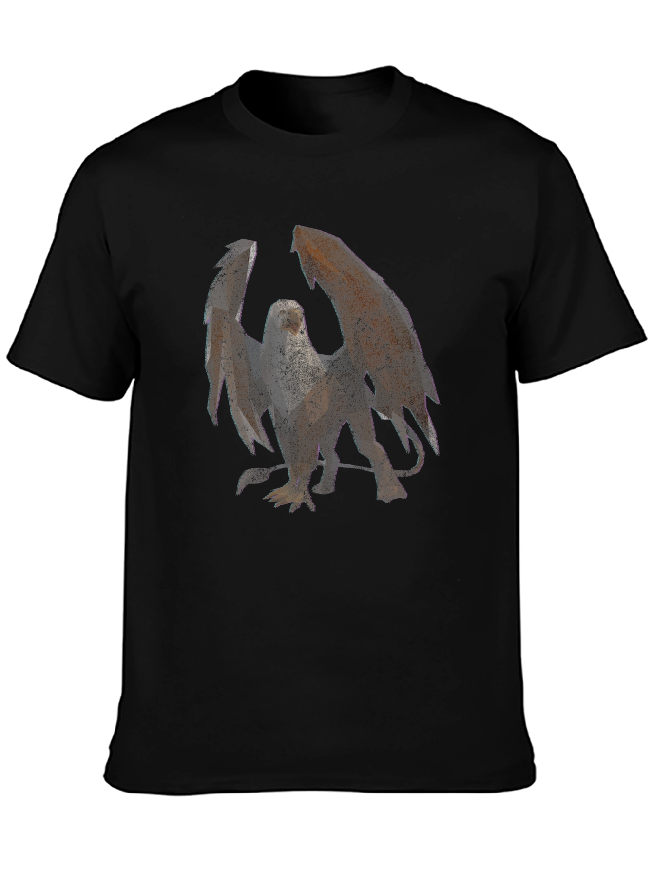 Griffin Graphic Print T-Shirt - Black