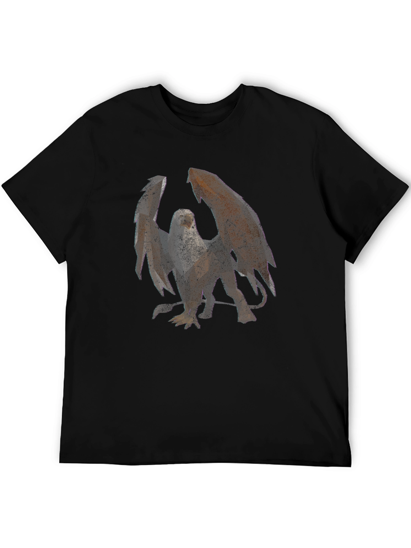 Griffin Graphic Print T-Shirt - Black