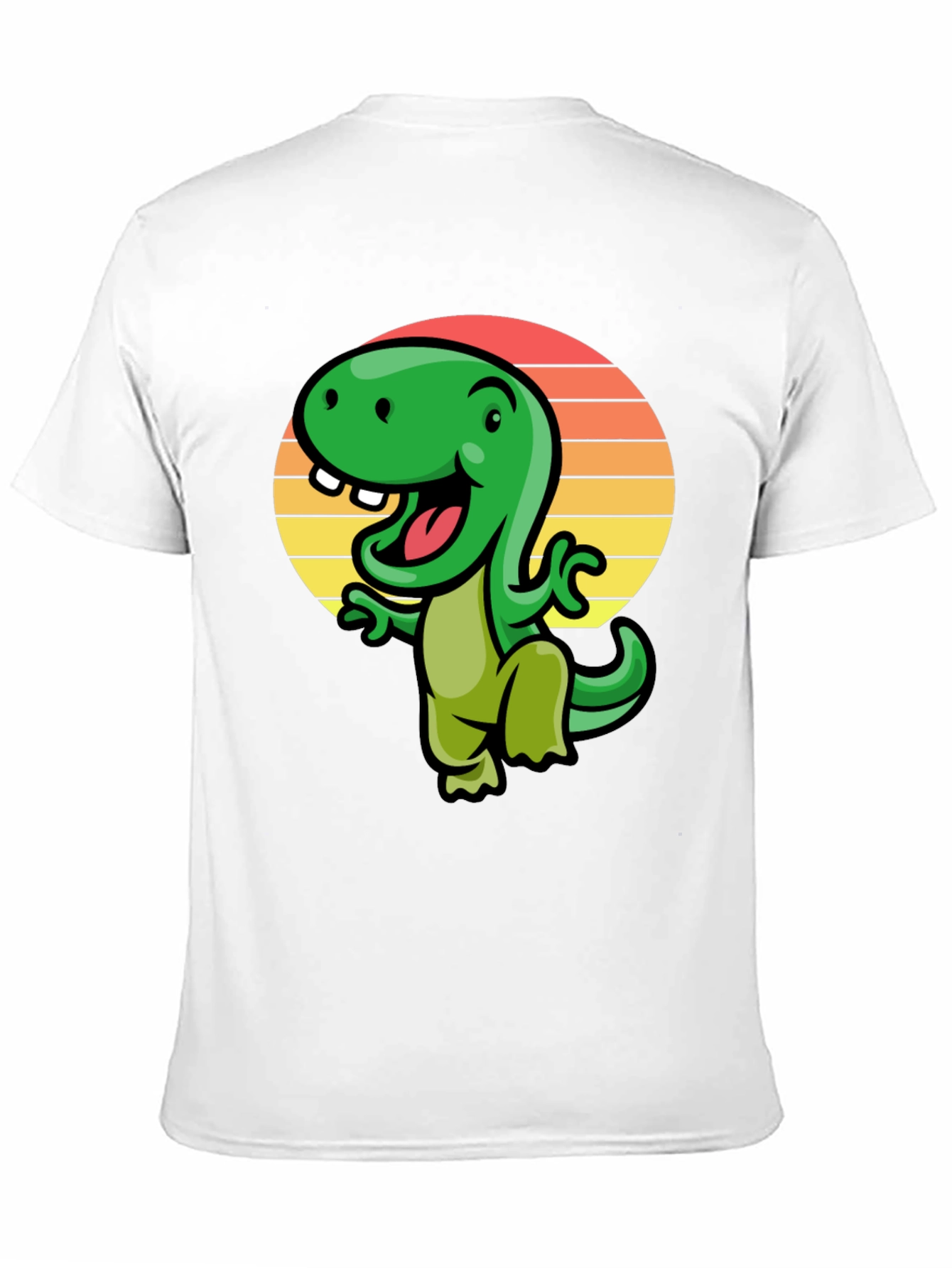 Retro Dinosaur Graphic Tee - Cool Cartoon Dino T-Shirt