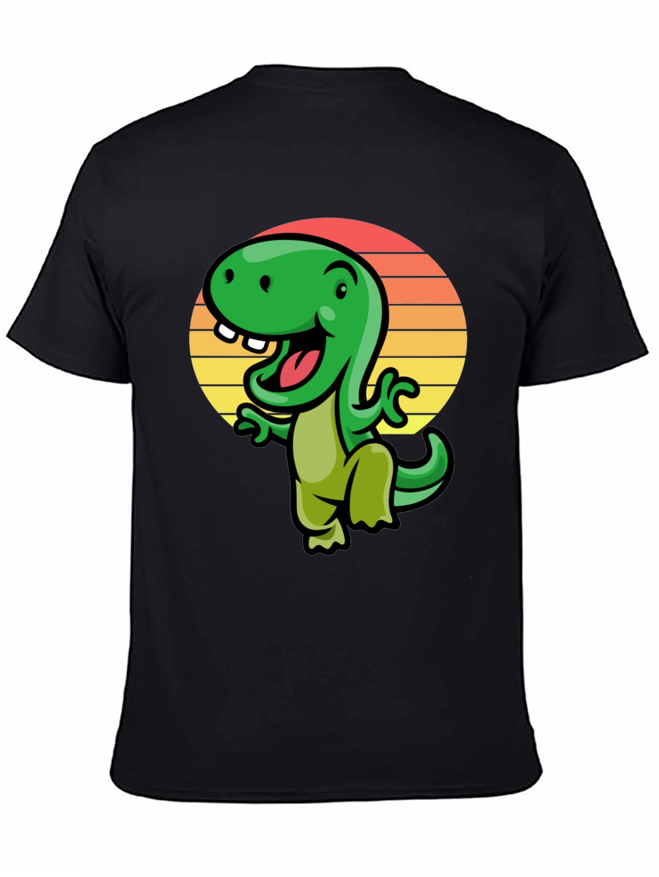 Retro Dinosaur Graphic Tee - Cool Cartoon Dino T-Shirt