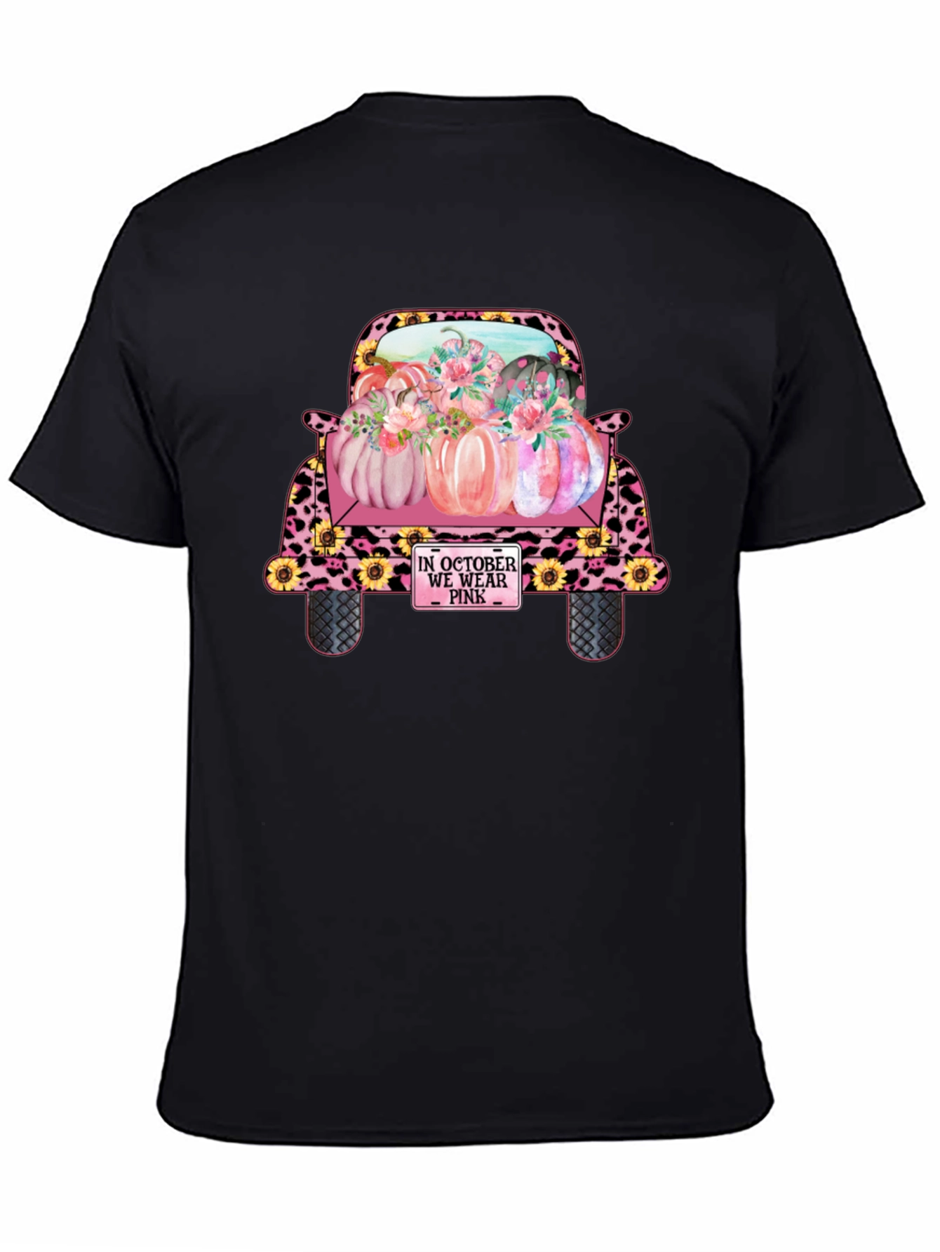 October We Wear Pink Truck T-Shirt
