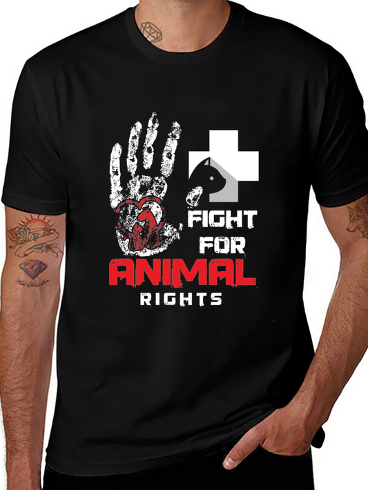 Animal Rights T-Shirt - Fight for Animals