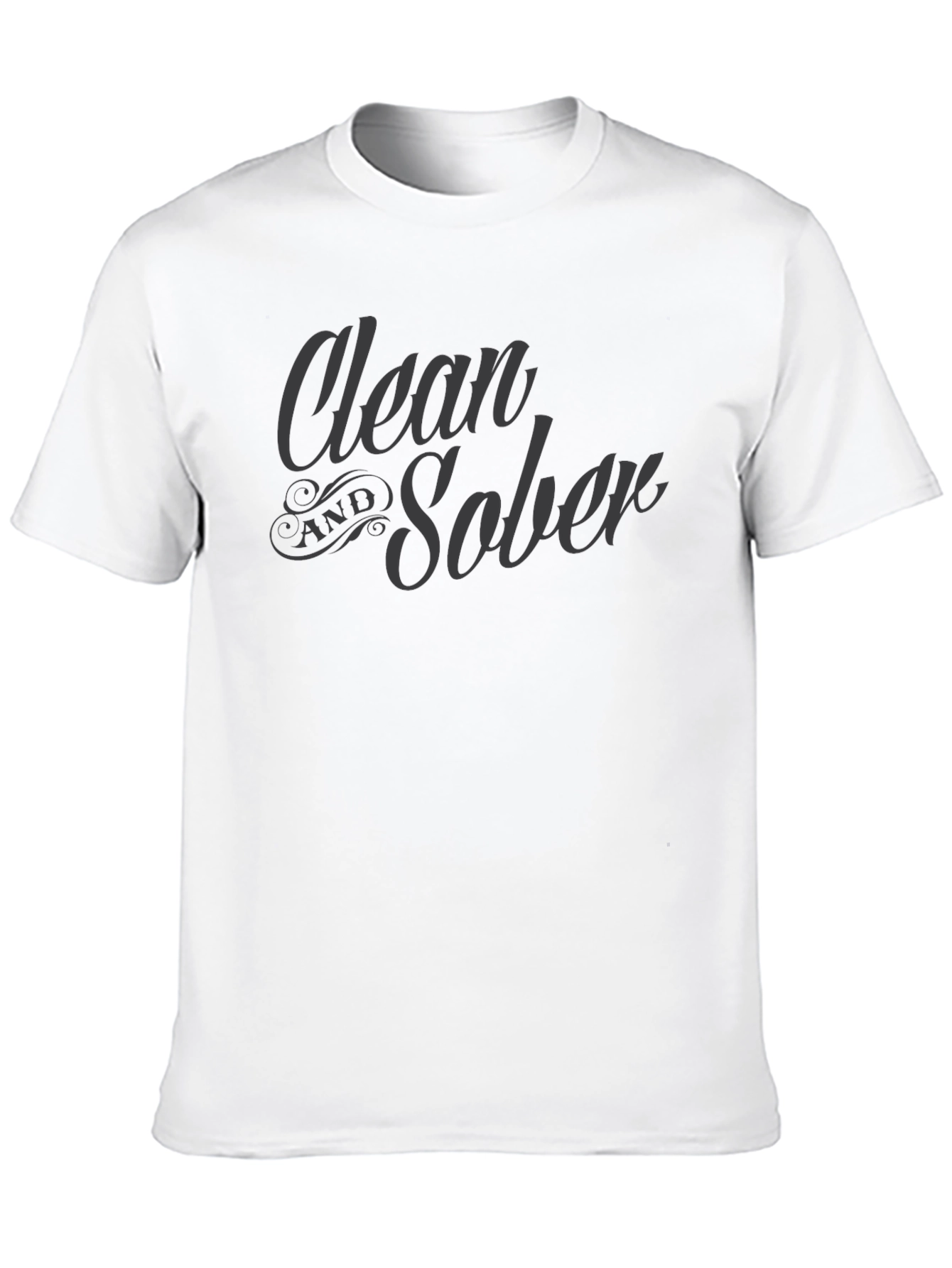 Clean and Sober Tee - Stylish Recovery Support