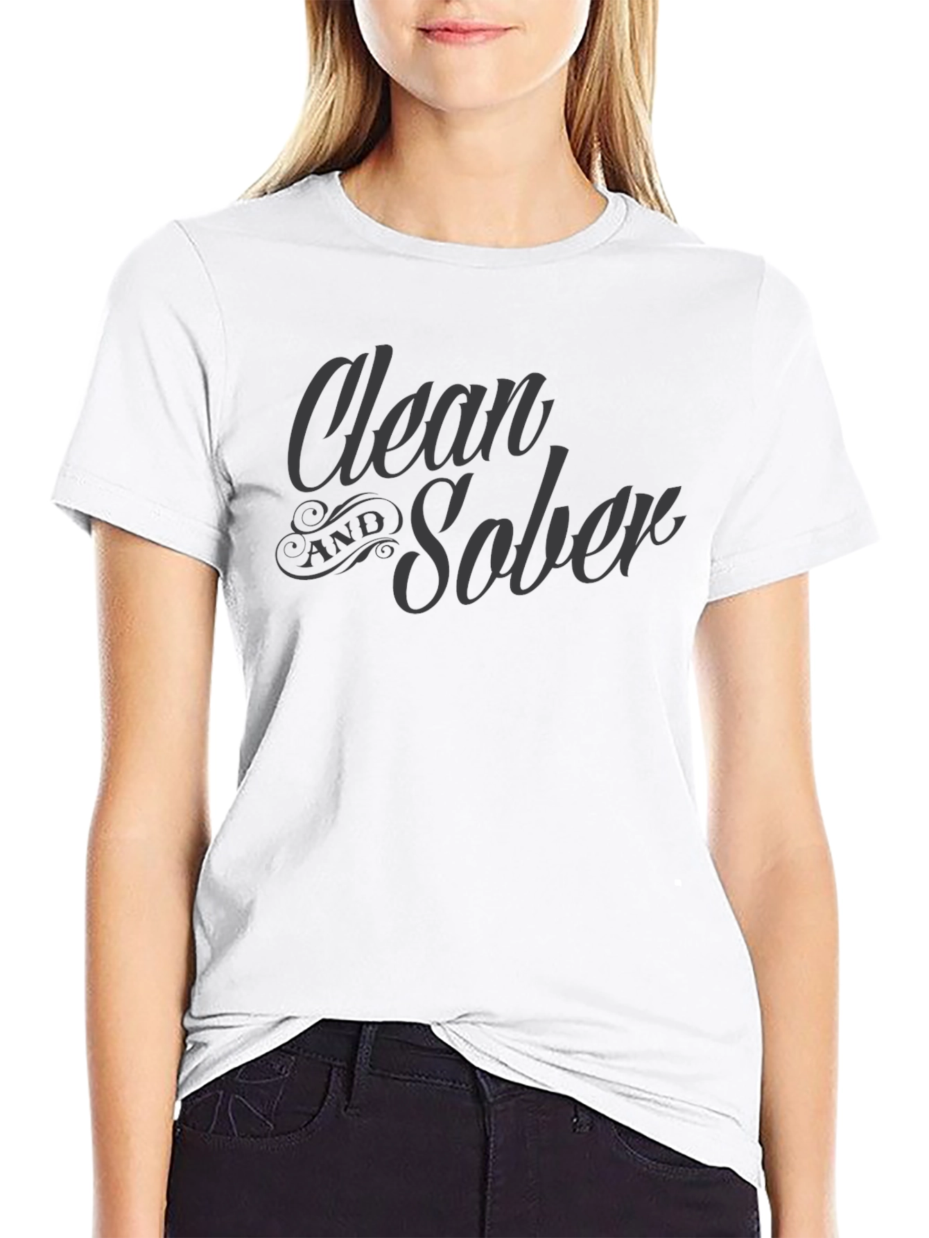 Clean and Sober Tee - Stylish Recovery Support