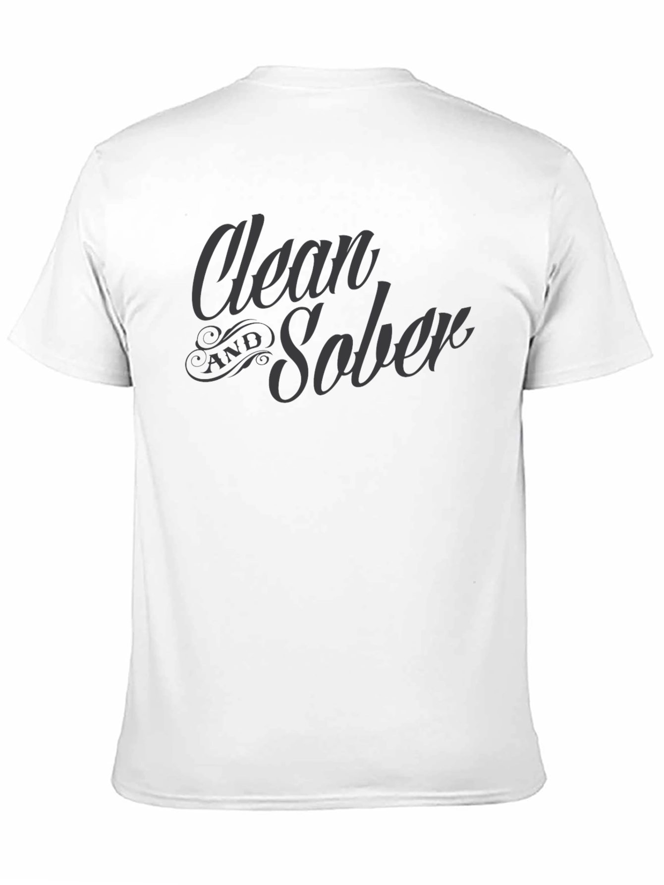Clean and Sober Tee - Stylish Recovery Support