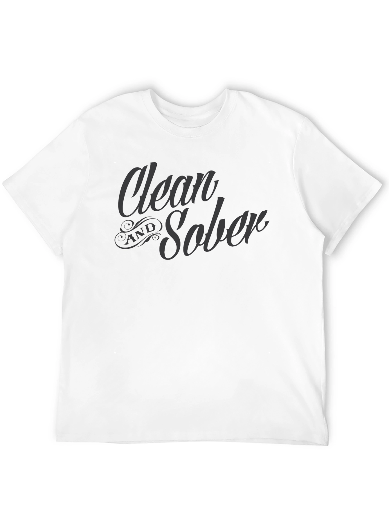 Clean and Sober Tee - Stylish Recovery Support