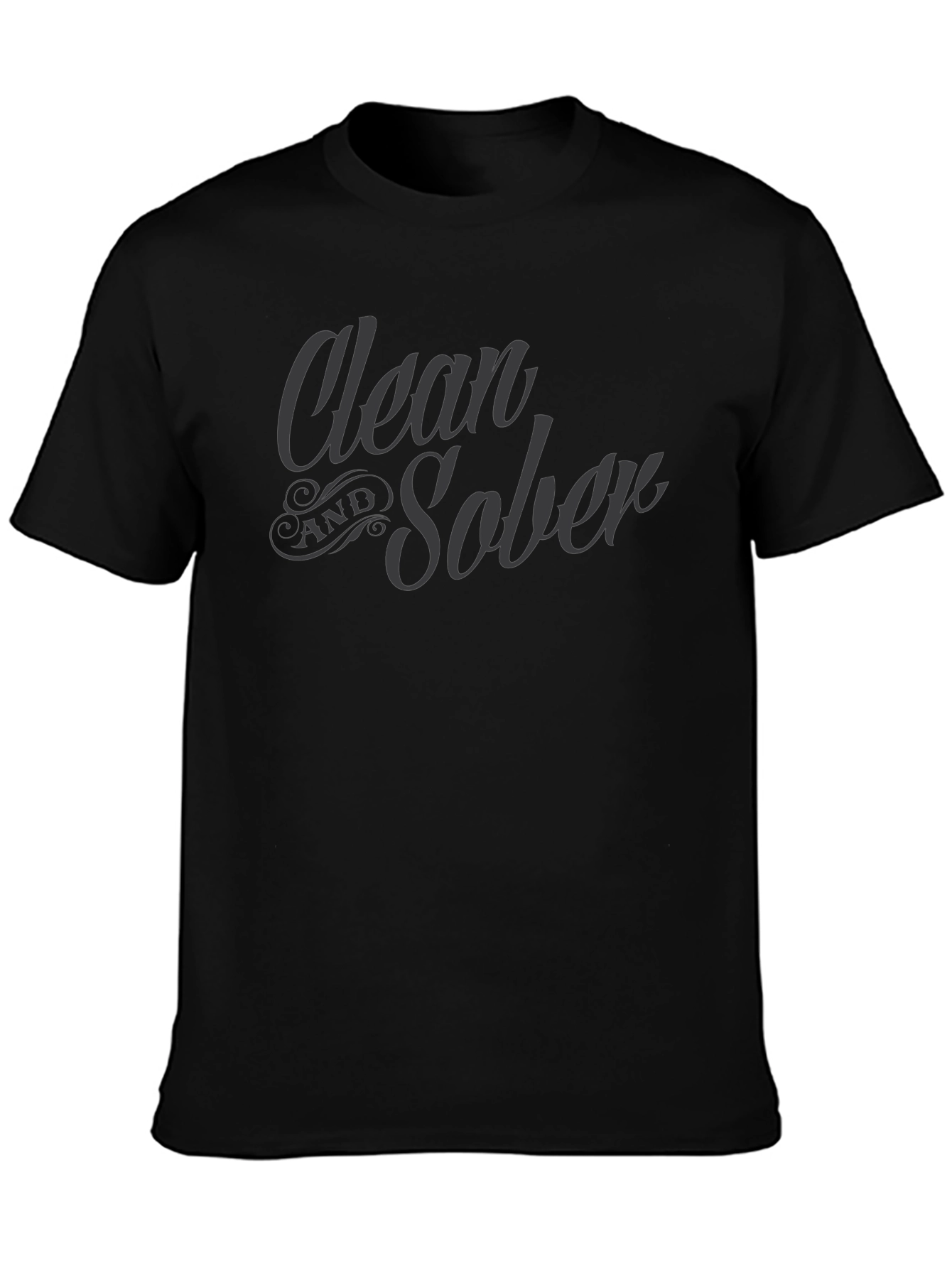 Clean and Sober Tee - Stylish Recovery Support