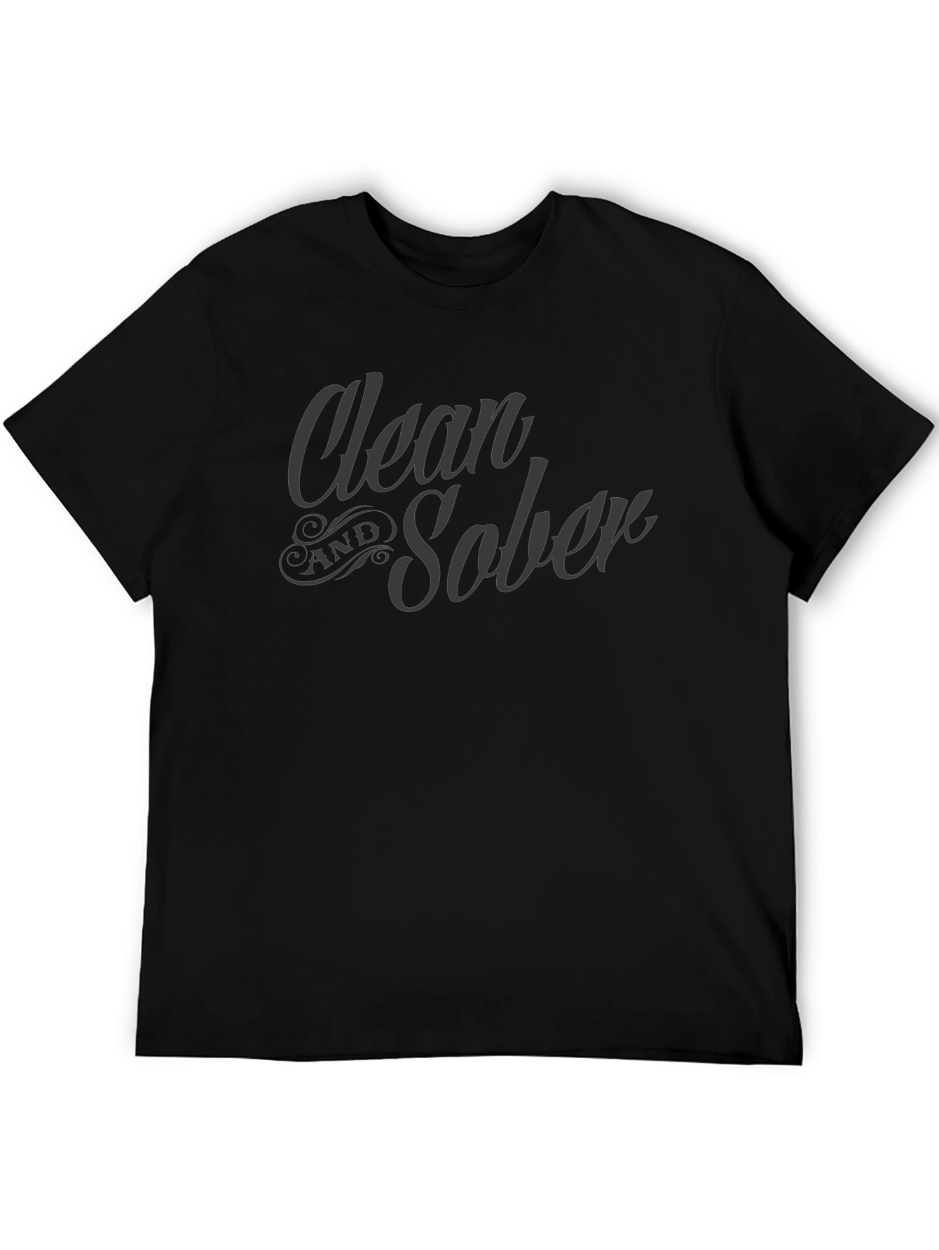 Clean and Sober Tee - Stylish Recovery Support