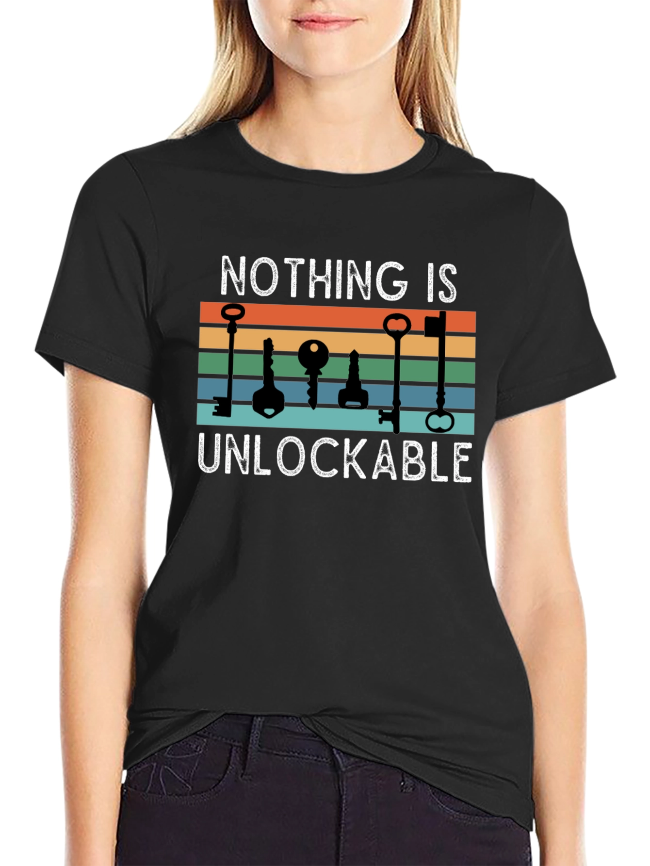 Unlockable T-Shirt - Novelty Graphic Tee