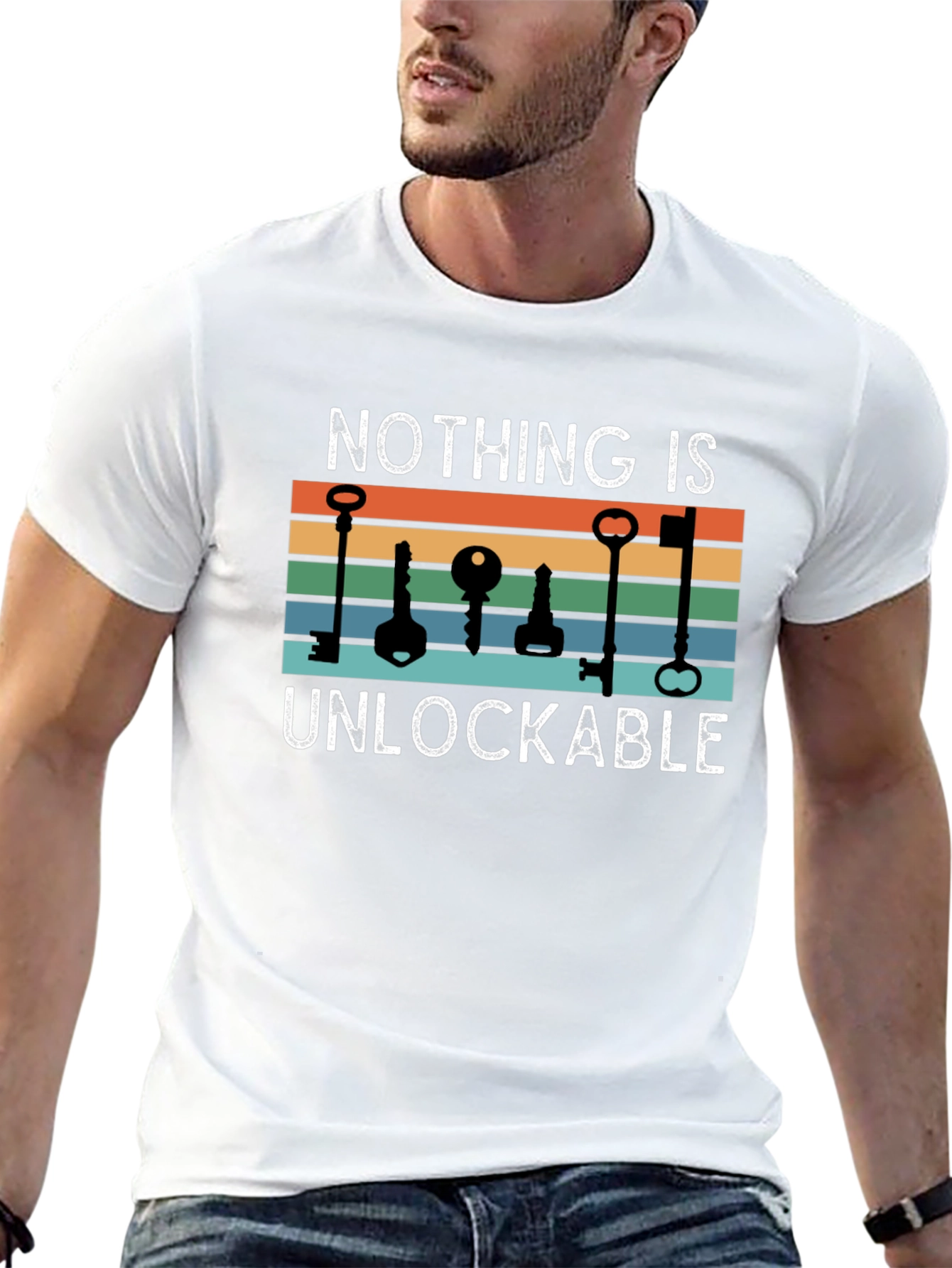 Unlockable T-Shirt - Novelty Graphic Tee