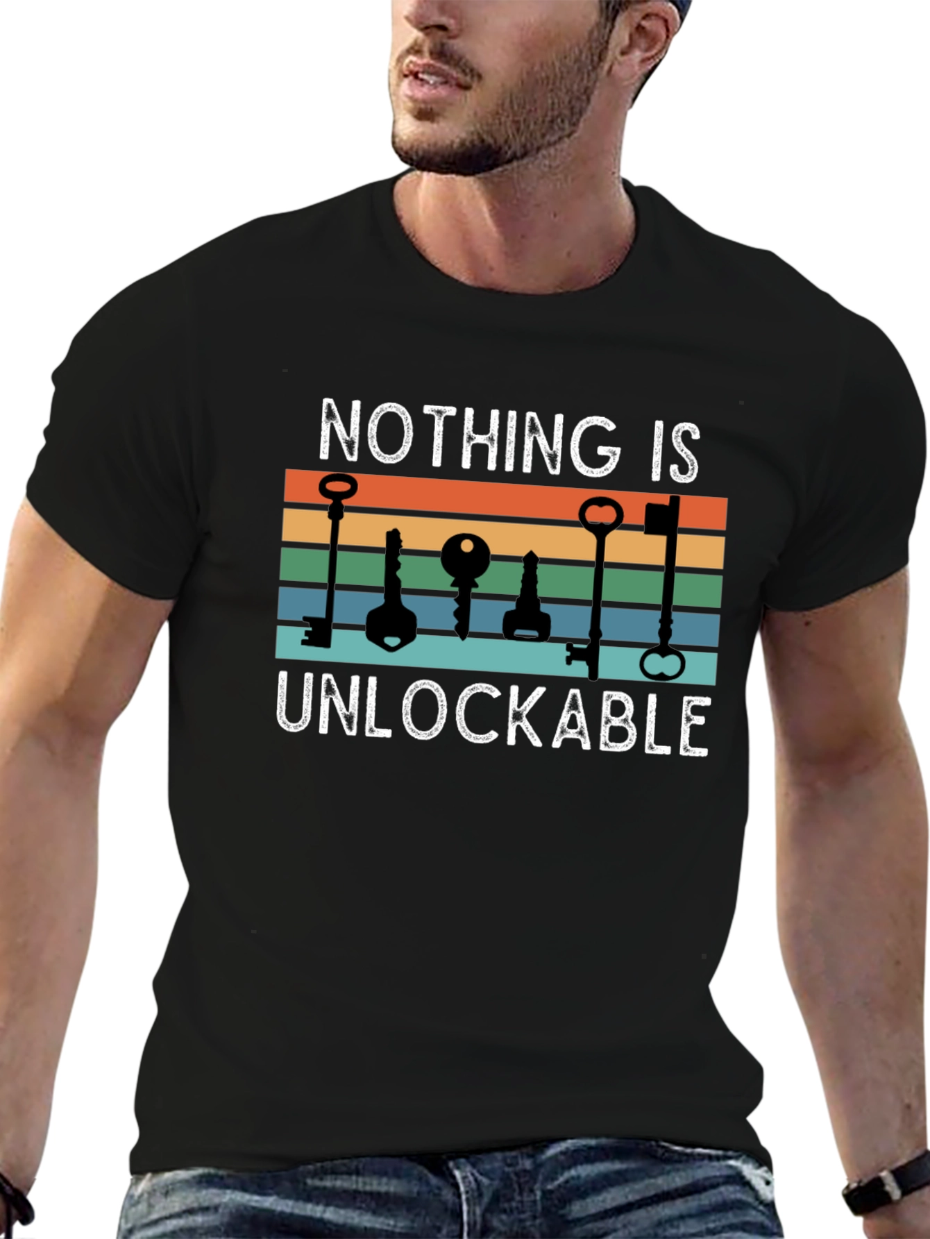 Unlockable T-Shirt - Novelty Graphic Tee
