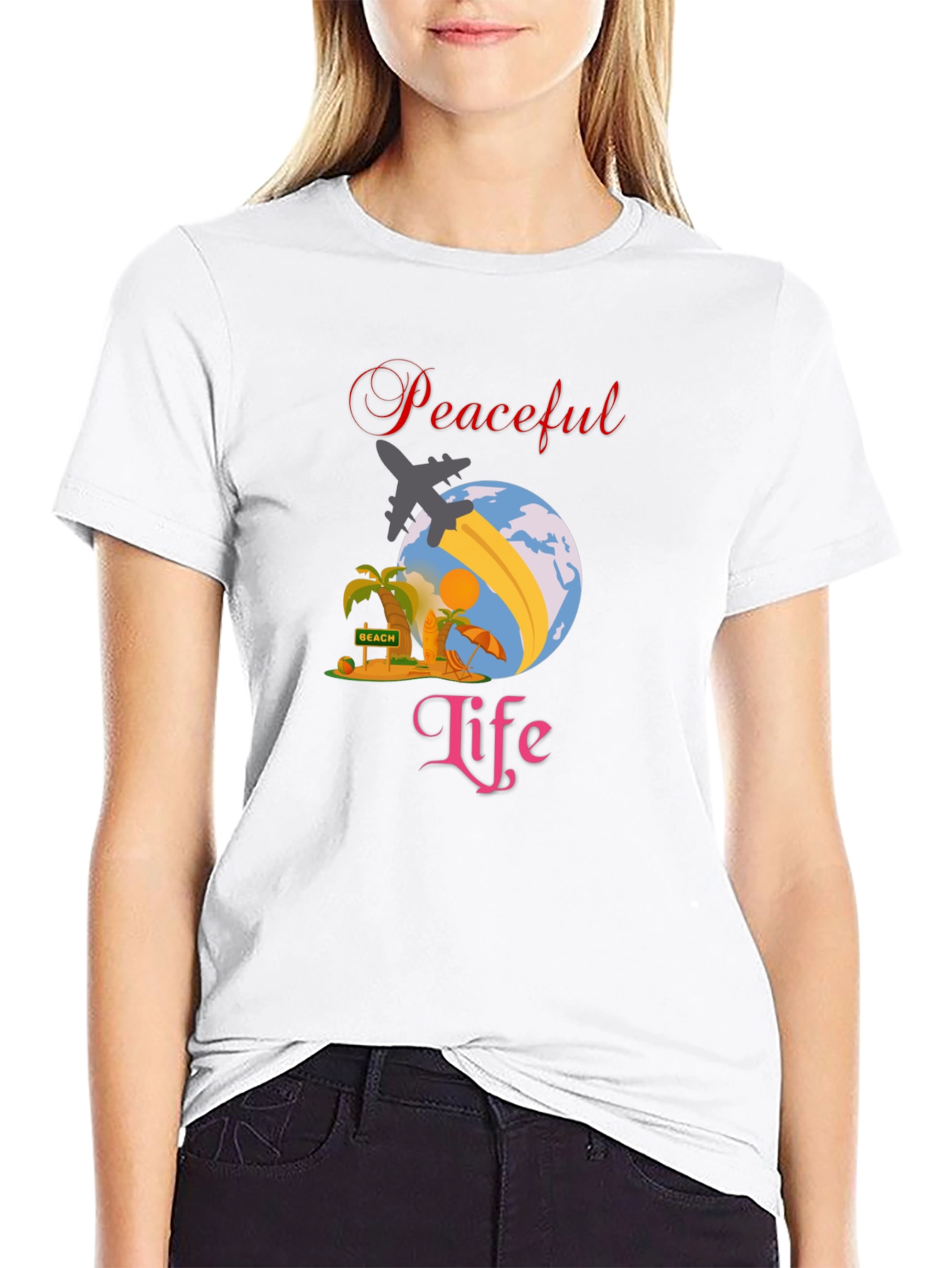 Peaceful Life Travel T-Shirt