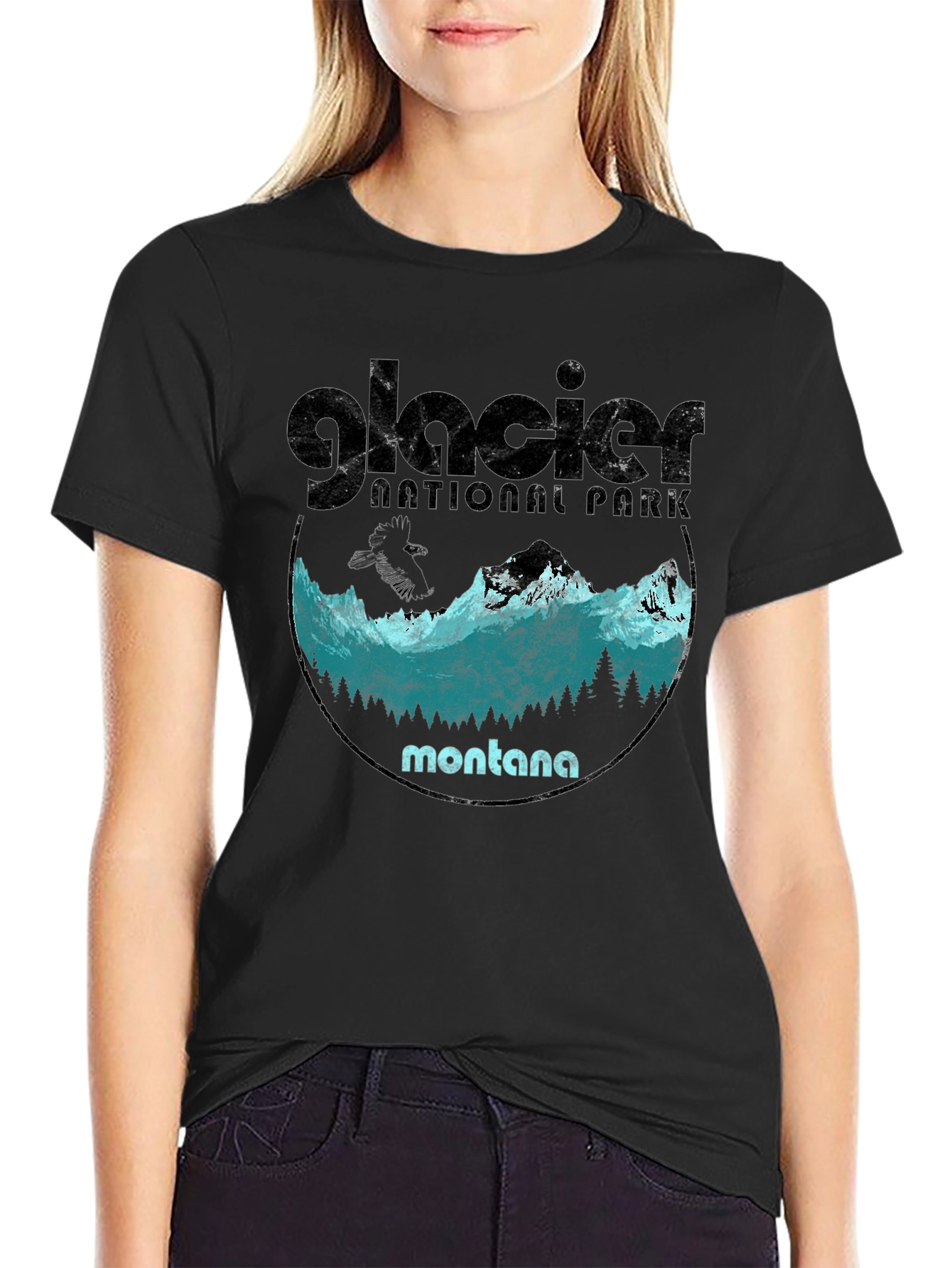 Glacier National Park Montana Graphic Tee