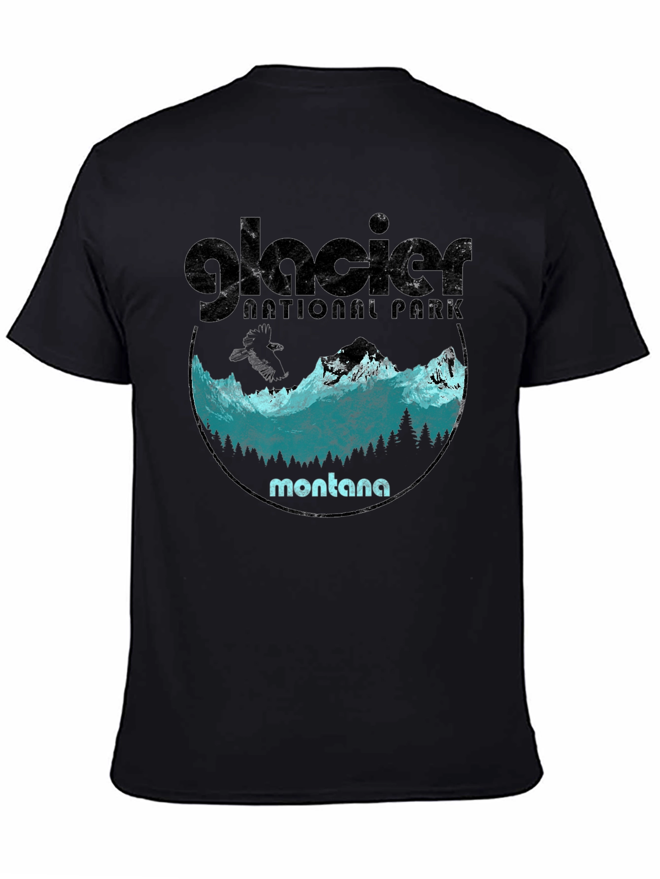 Glacier National Park Montana Graphic Tee
