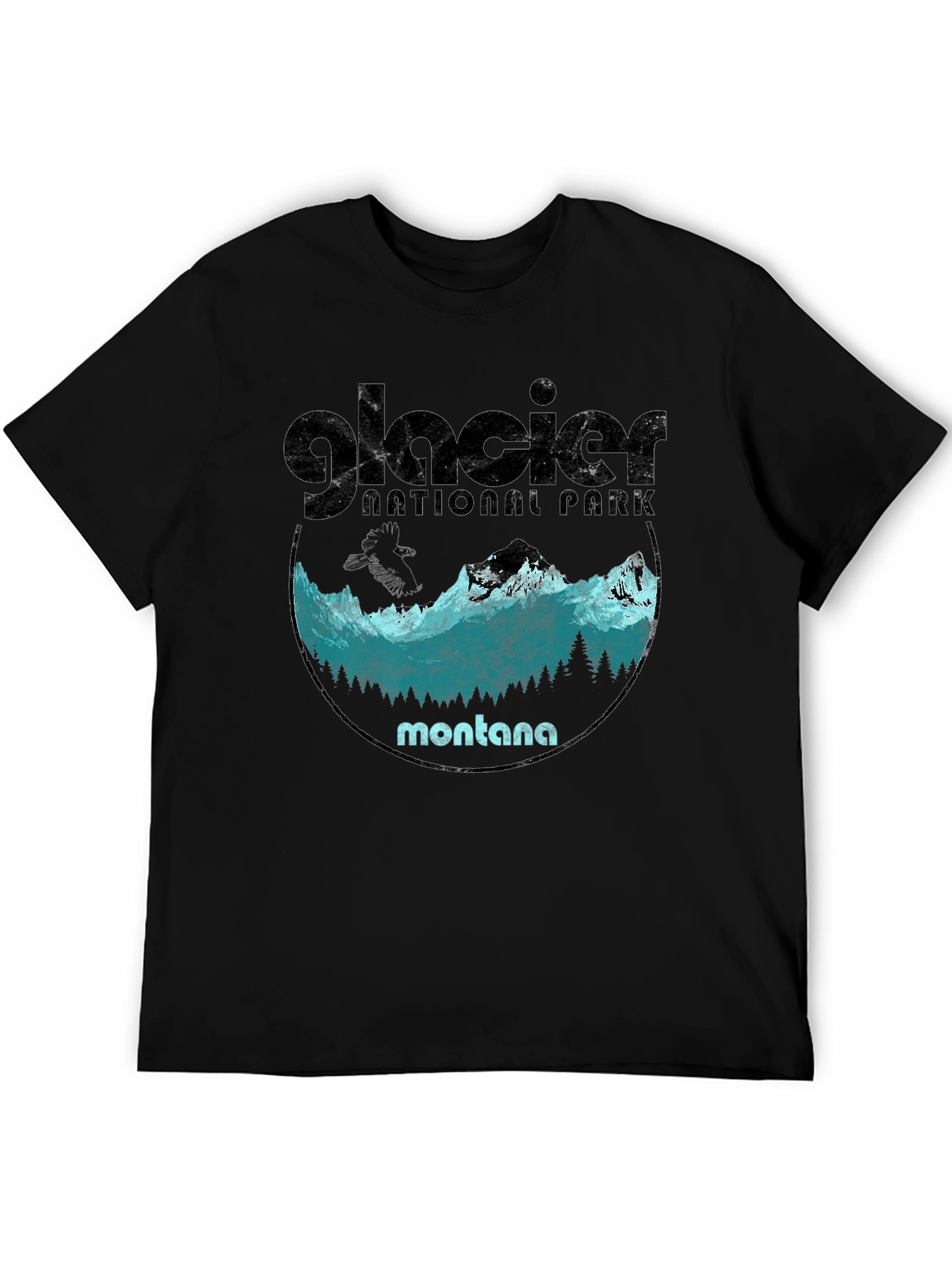 Glacier National Park Montana Graphic Tee
