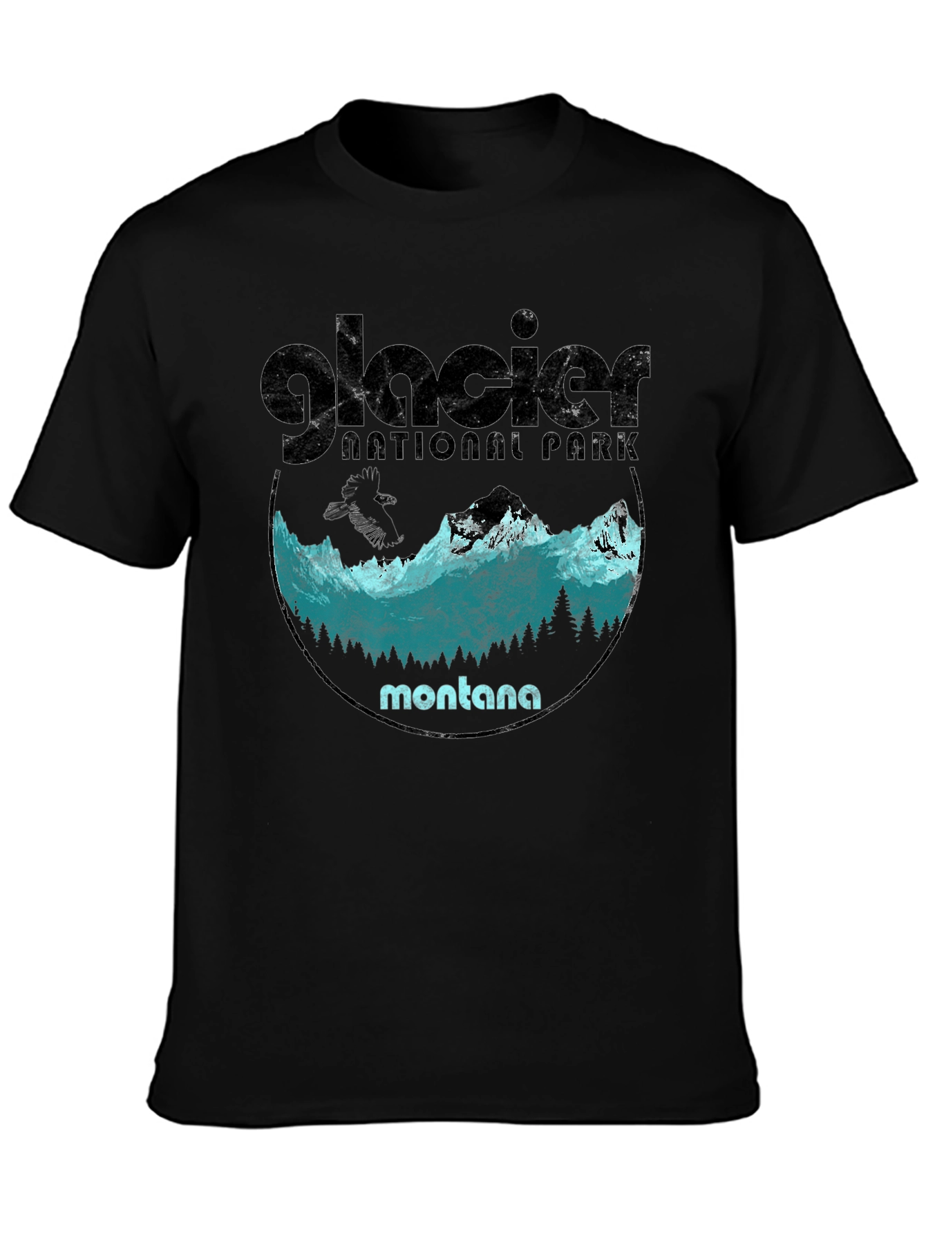 Glacier National Park Montana Graphic Tee