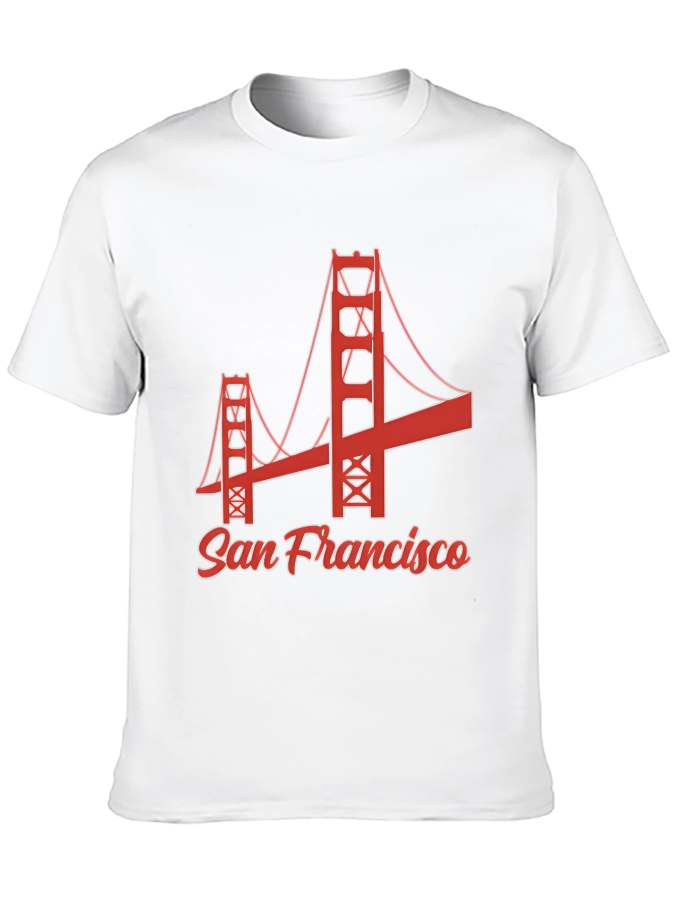 San Francisco Golden Gate Bridge Black Graphic Tee