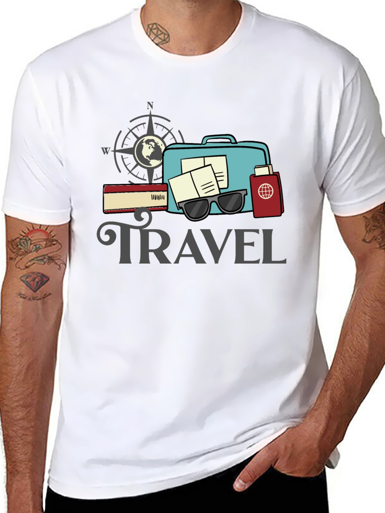 Travel Graphic Tee - Adventure Awaits!