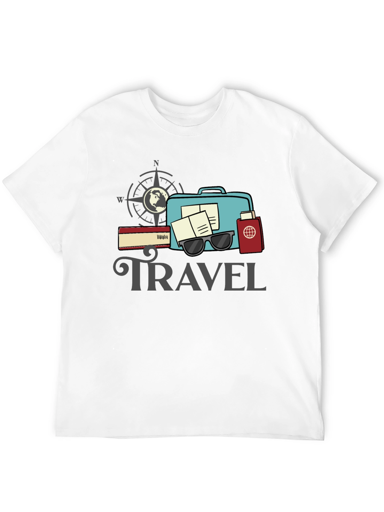 Travel Graphic Tee - Adventure Awaits!