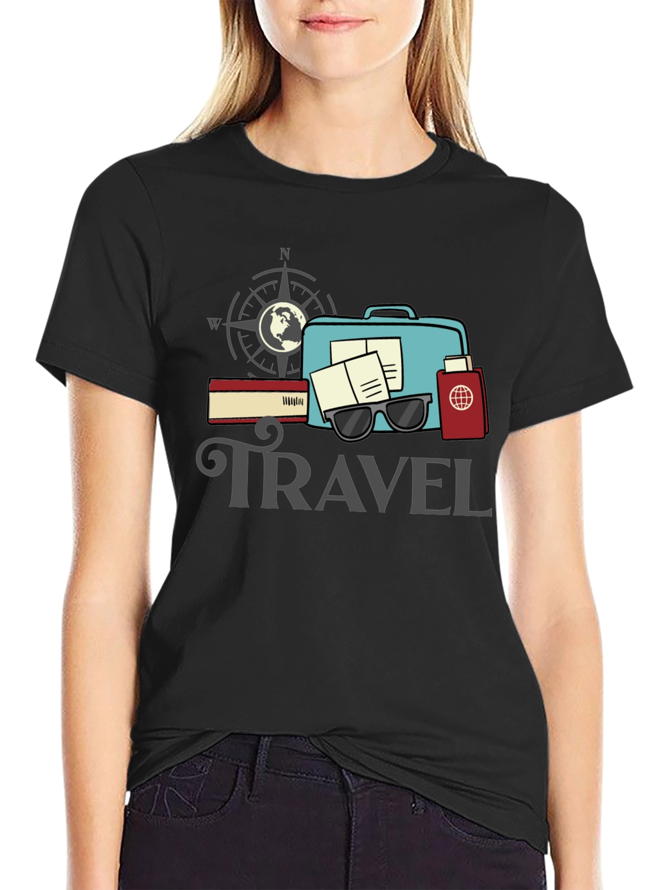 Travel Graphic Tee - Adventure Awaits!