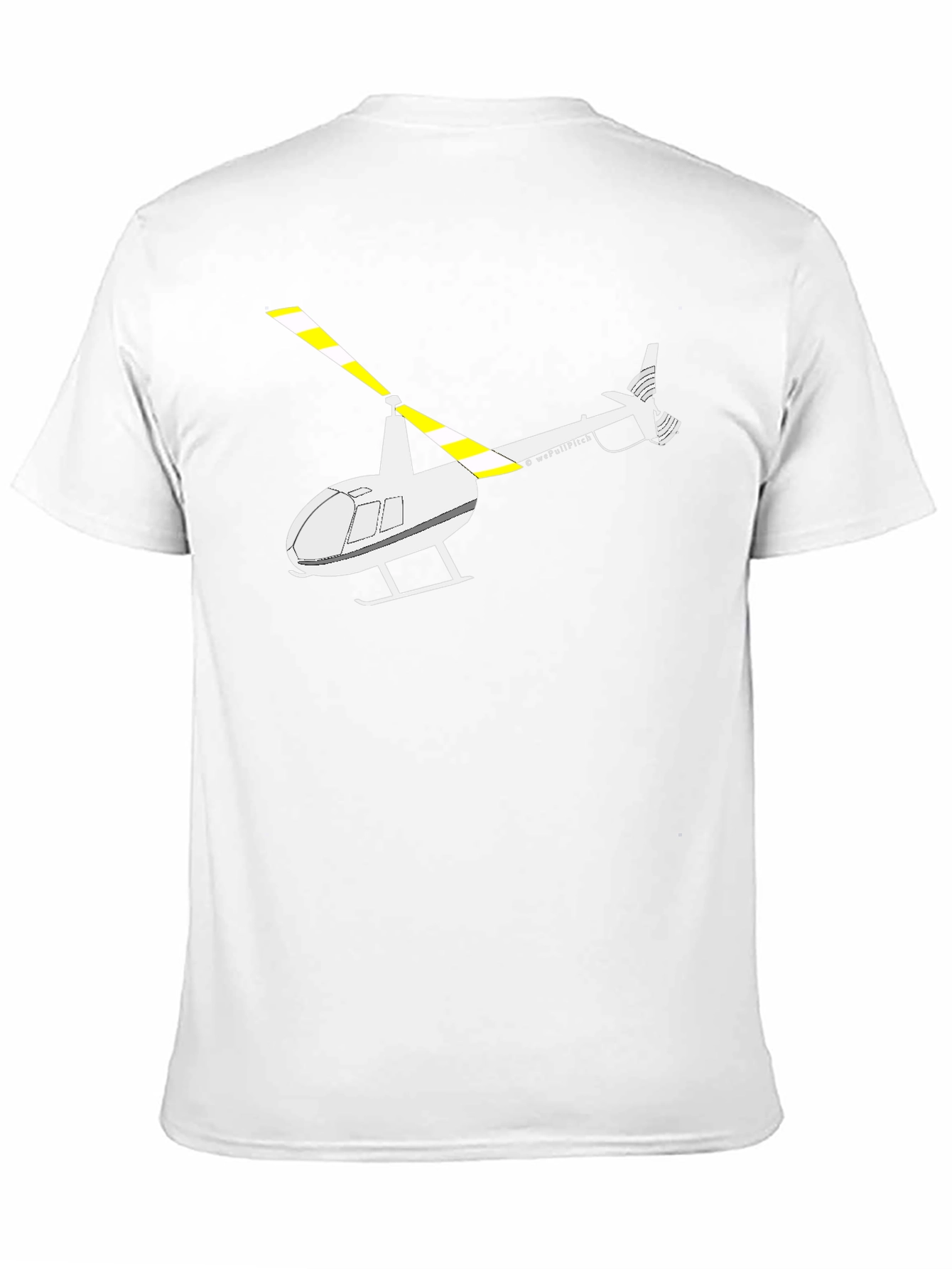 Helicopter Graphic T-Shirt - Aviation Enthusiast Apparel
