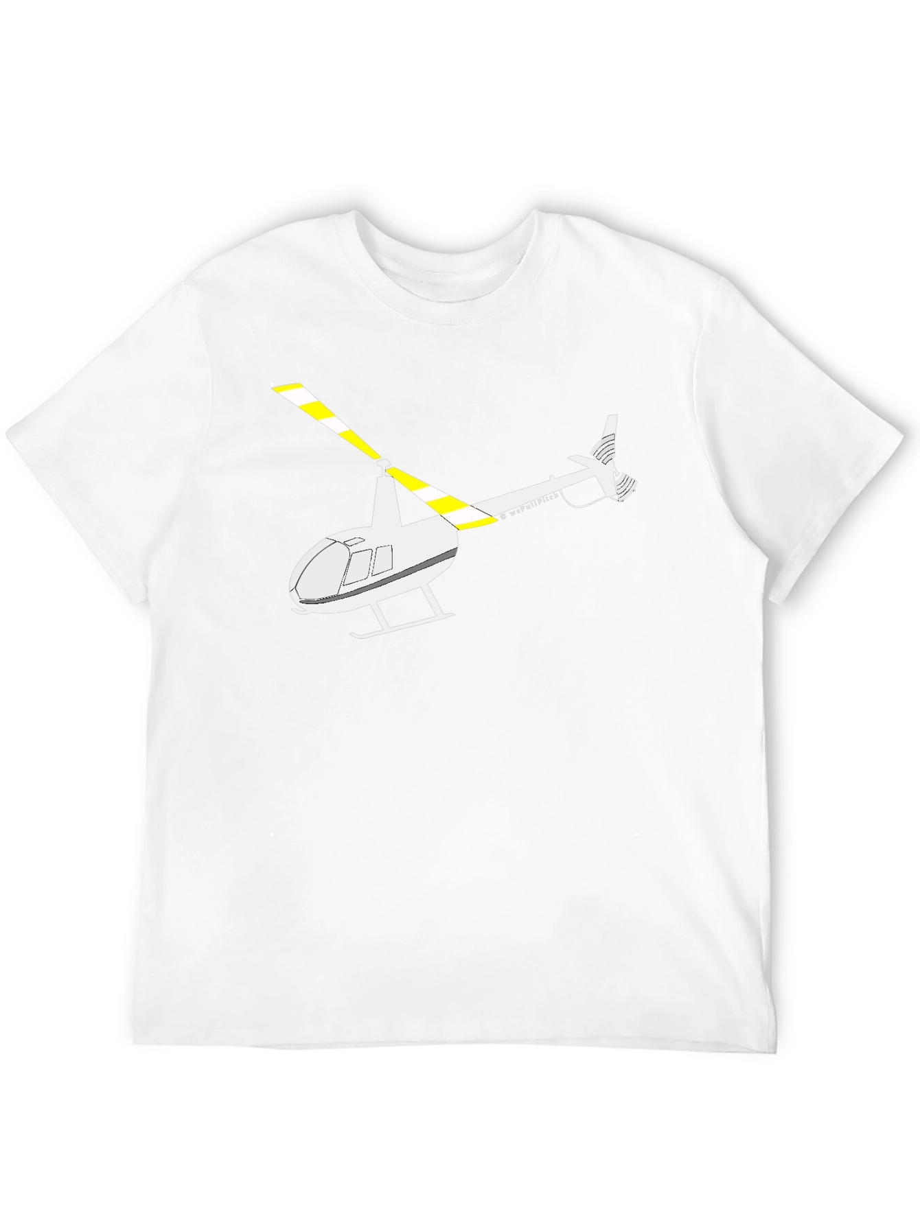 Helicopter Graphic T-Shirt - Aviation Enthusiast Apparel