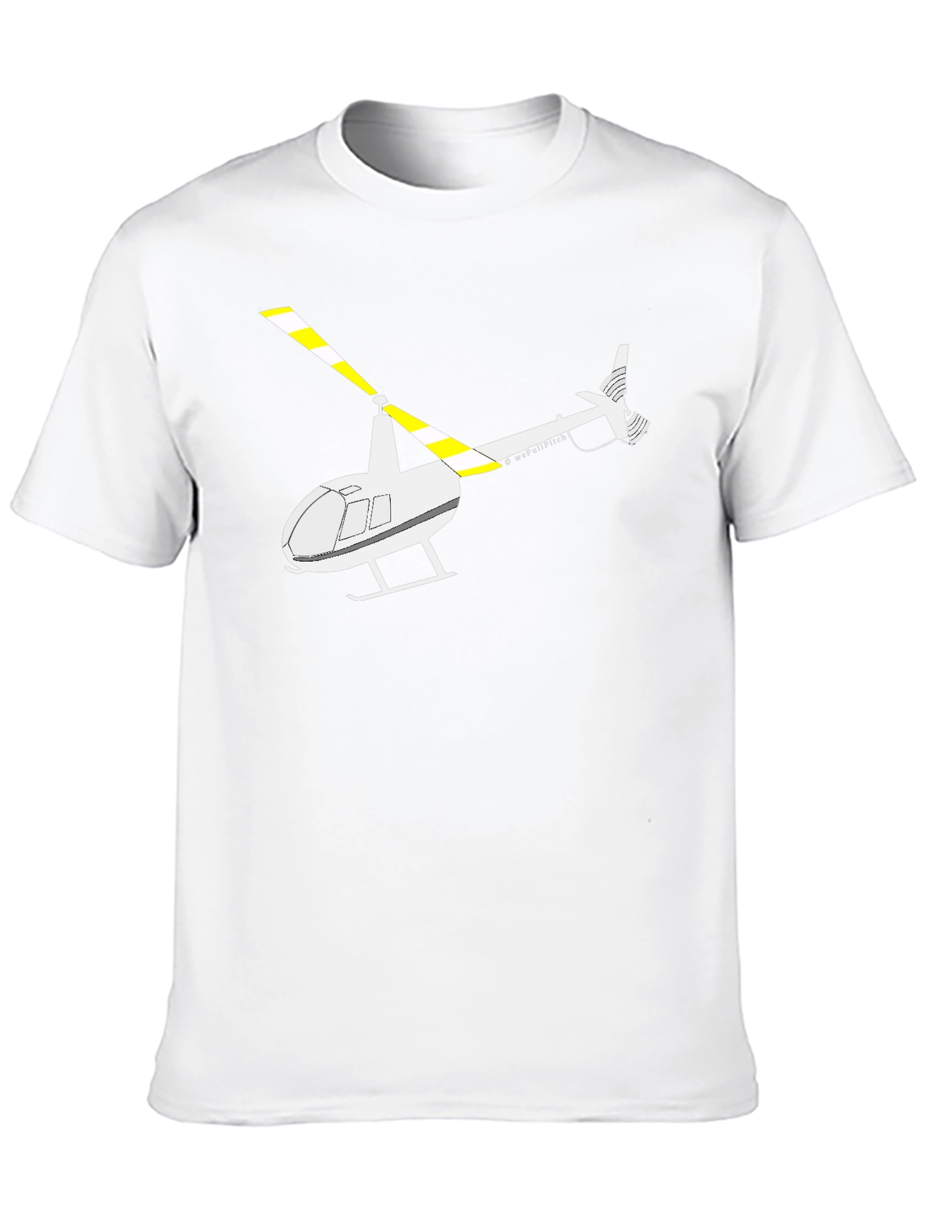 Helicopter Graphic T-Shirt - Aviation Enthusiast Apparel