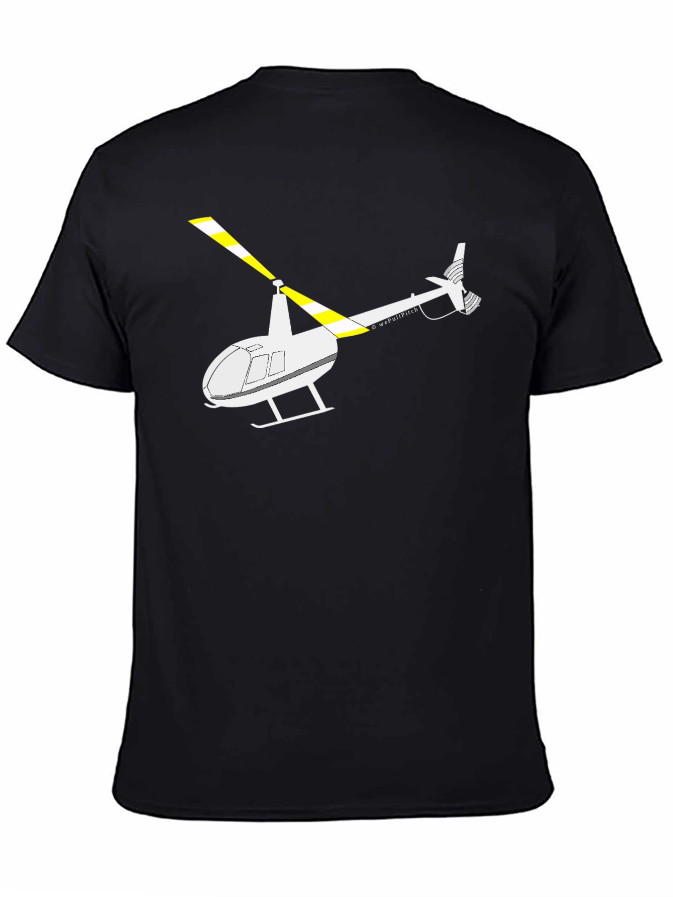 Helicopter Graphic T-Shirt - Aviation Enthusiast Apparel