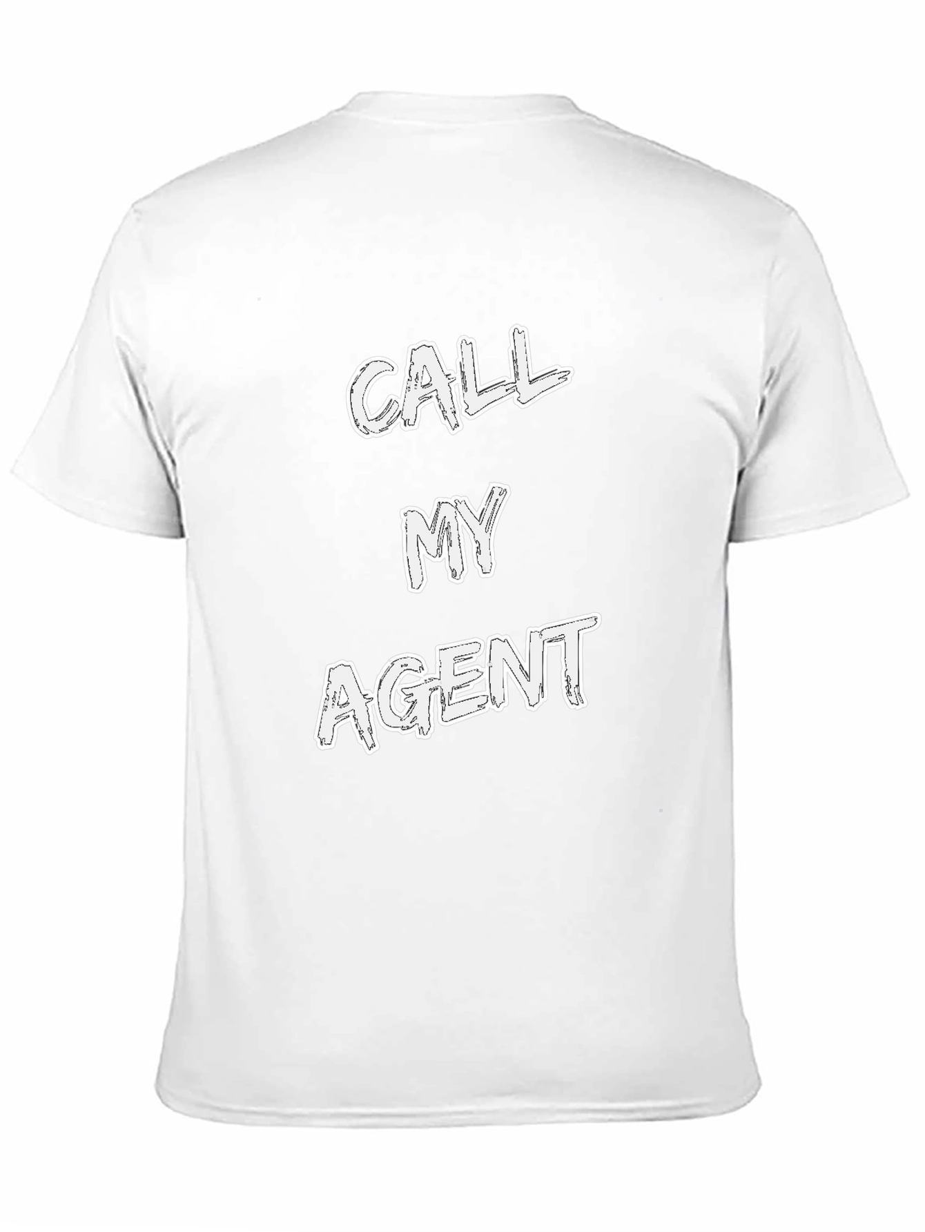 Call My Agent Graphic Tee - Mens Black T-Shirt