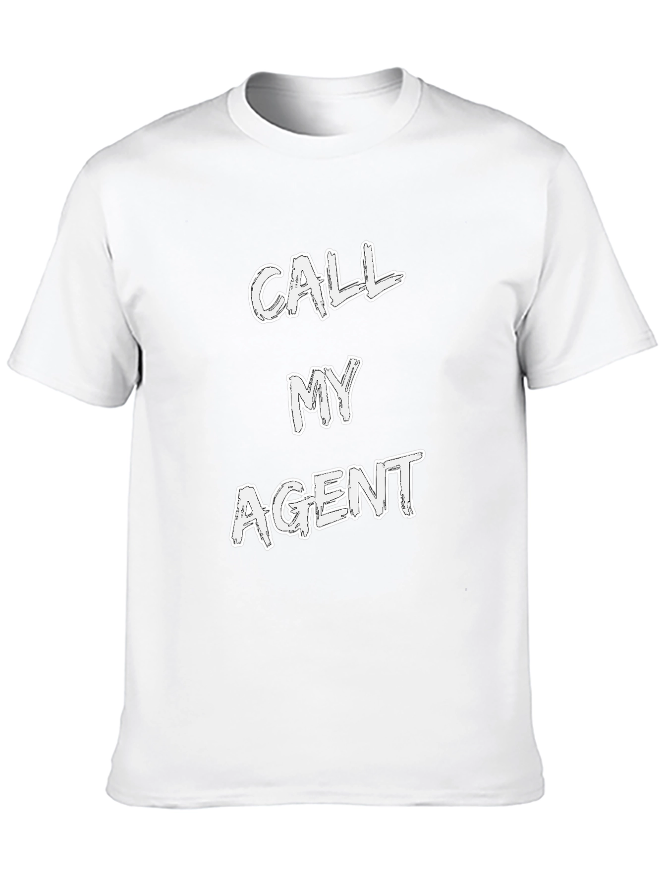 Call My Agent Graphic Tee - Mens Black T-Shirt