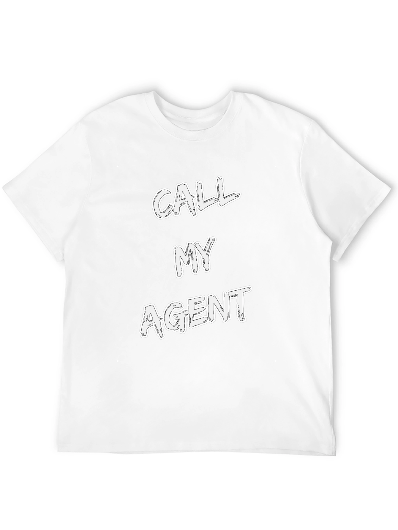 Call My Agent Graphic Tee - Mens Black T-Shirt