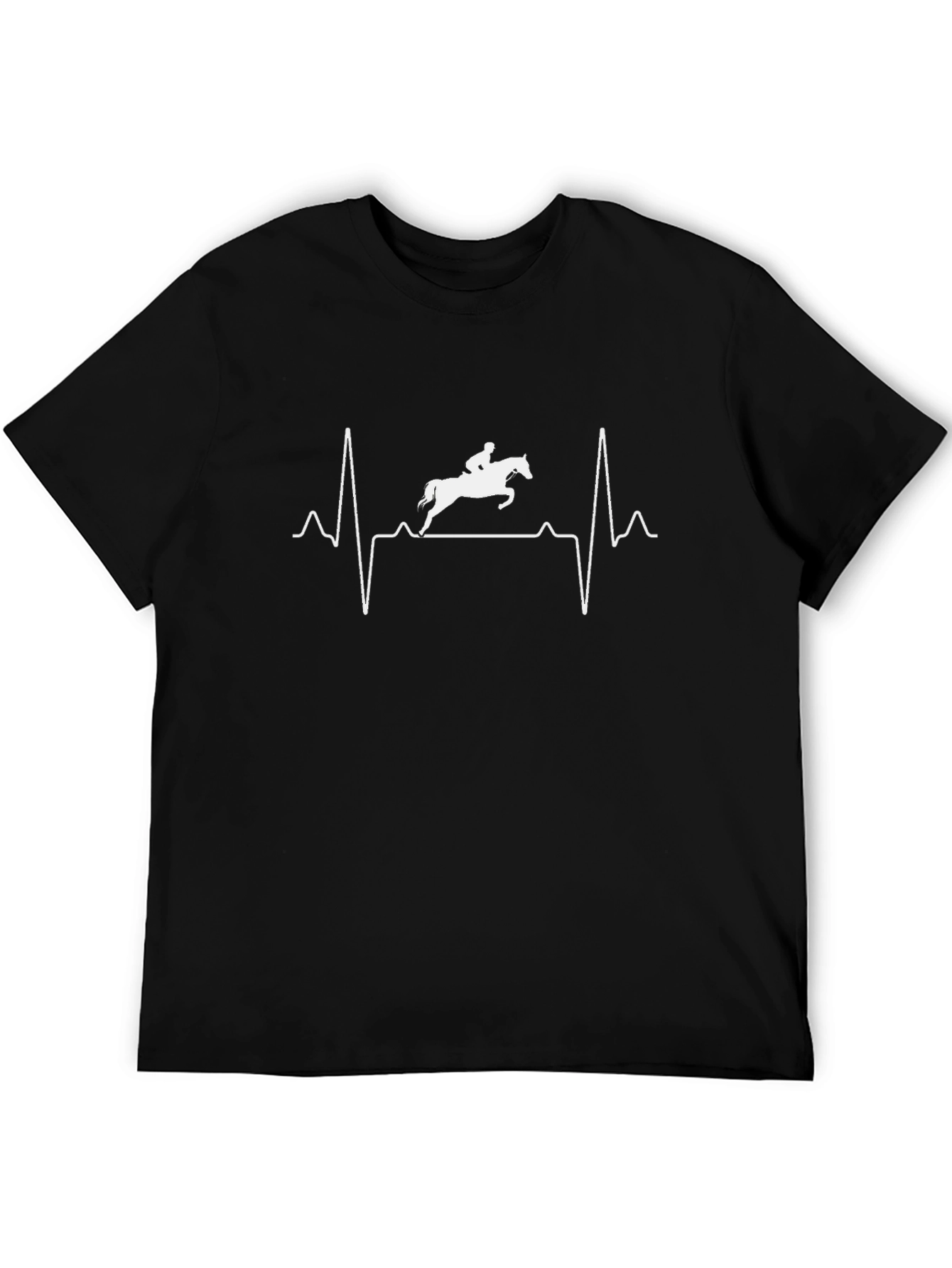 Equestrian Heartbeat T-Shirt - Horse Riding Tee