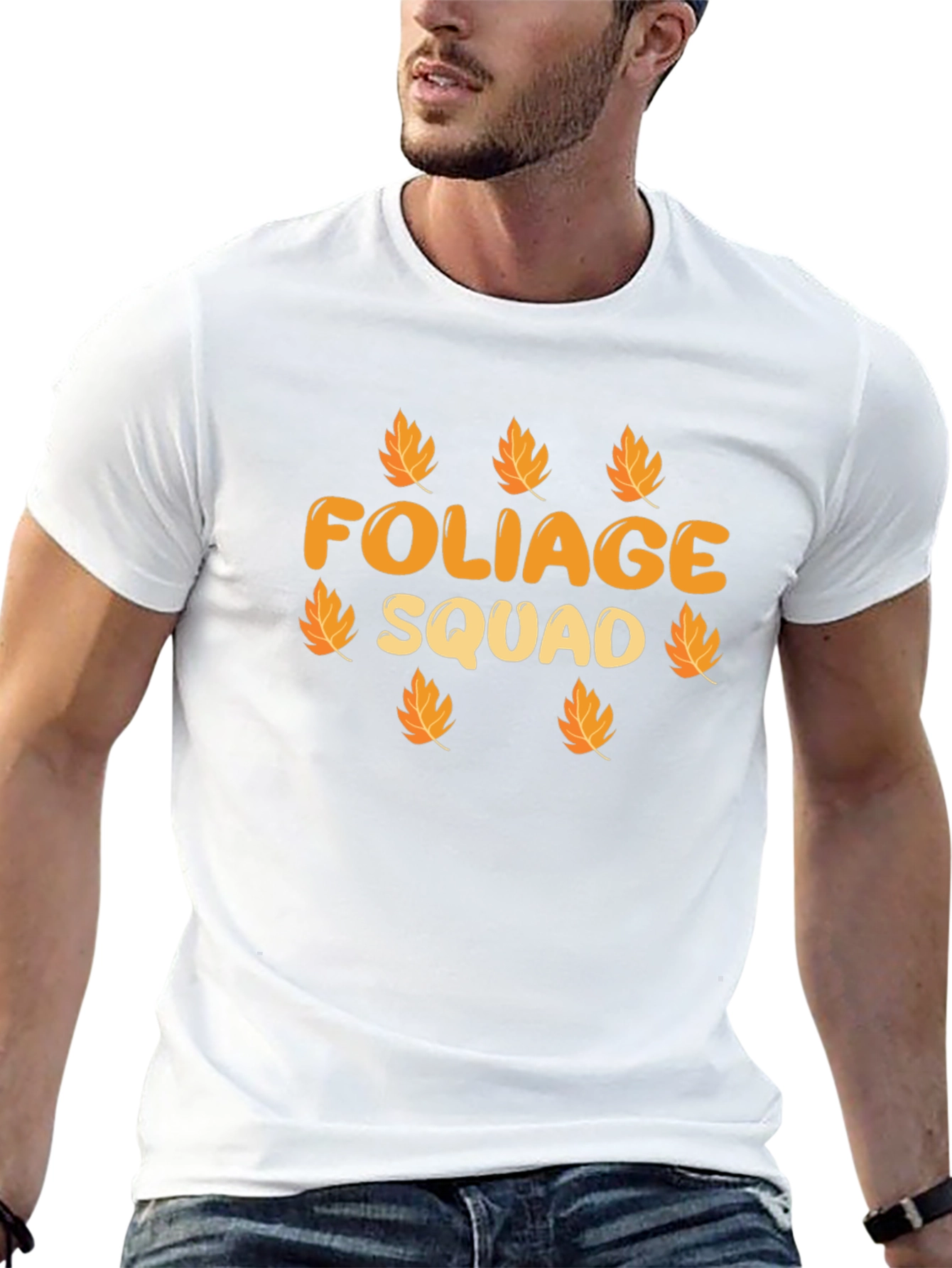 Foliage Squad Graphic T-Shirt - Fall Season Apparel