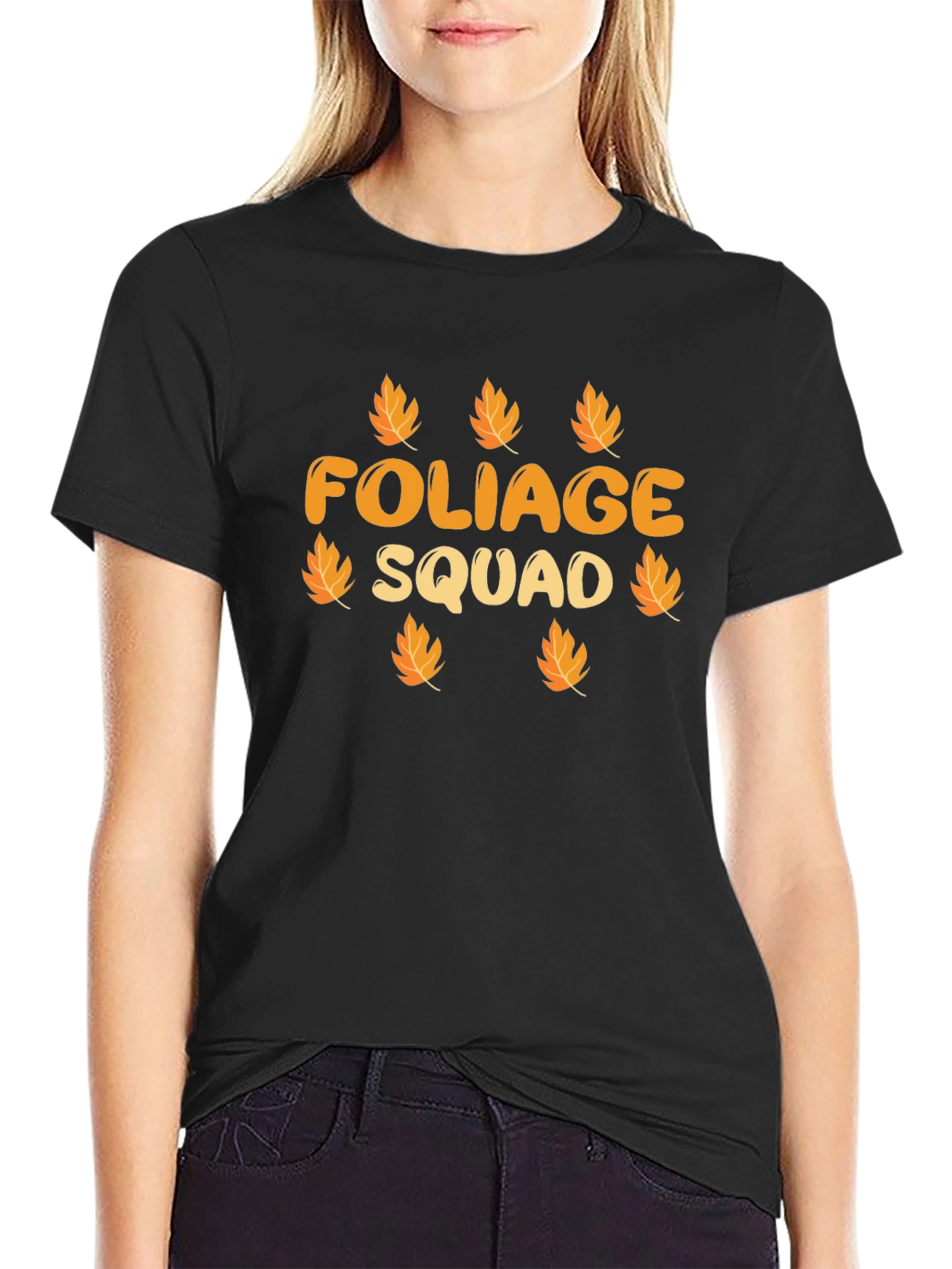 Foliage Squad Graphic T-Shirt - Fall Season Apparel