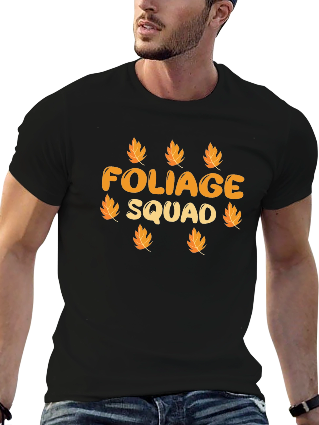 Foliage Squad Graphic T-Shirt - Fall Season Apparel