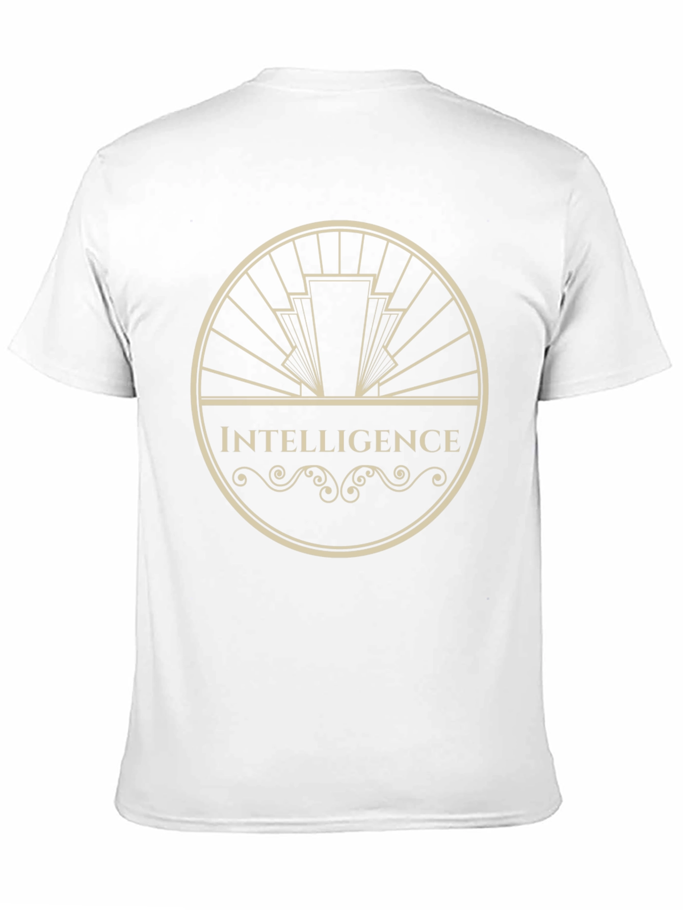Intelligence Graphic Print Tee - Black