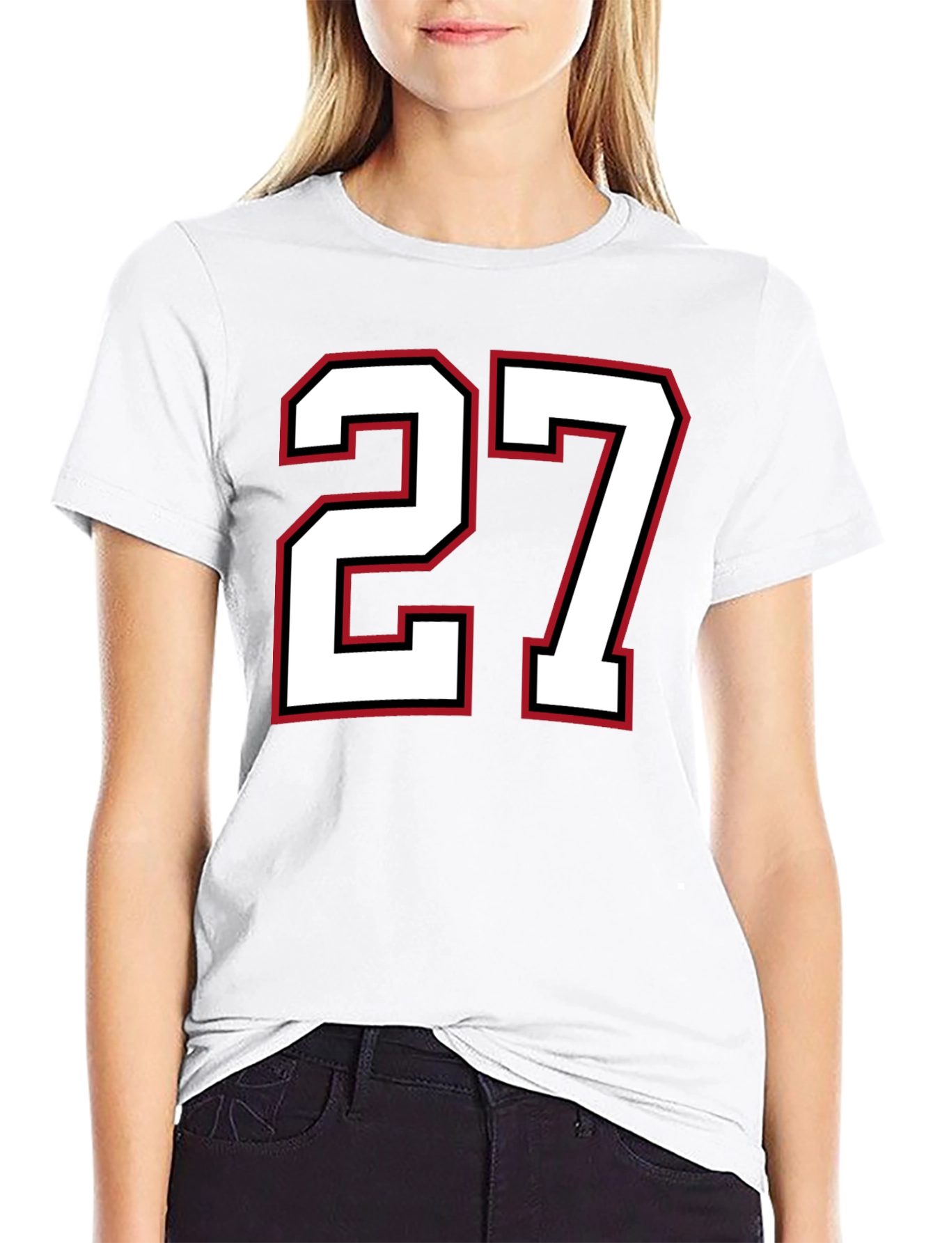 Number 27 Graphic T-Shirt - Stylish Team Spirit
